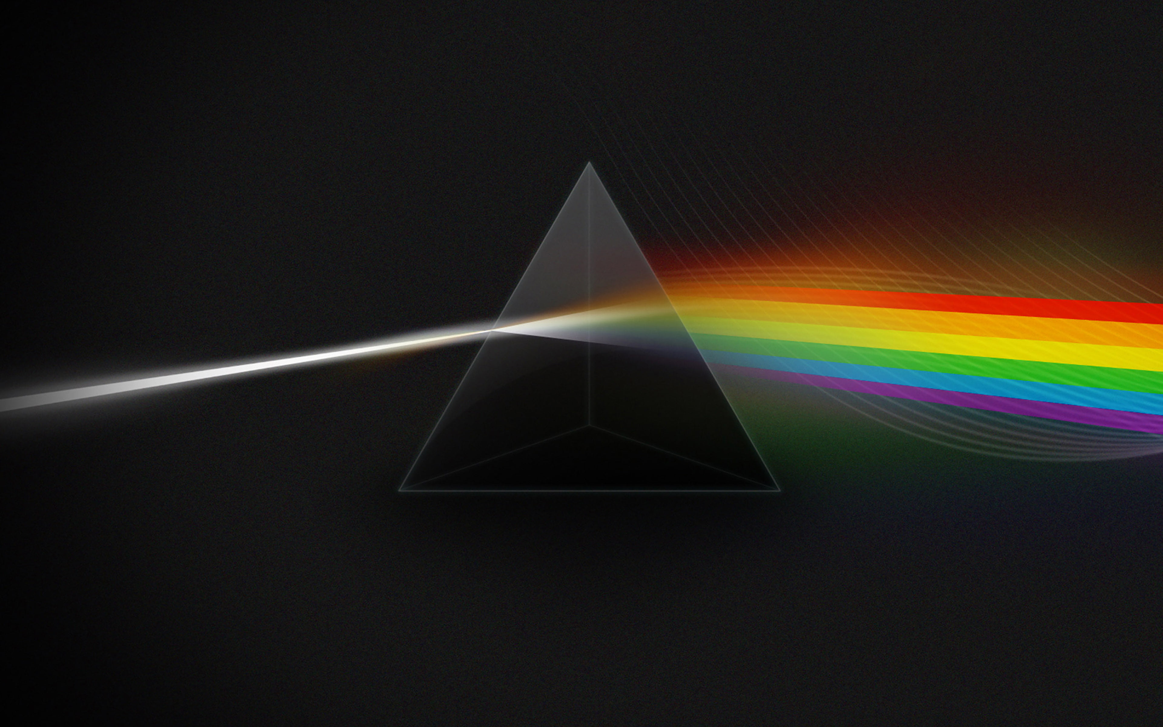 of, dark, design, illuminated, pink, triangle shape, art, 4K, spectrum, light beam, moon, studio shot, long exposure, night, geometric shape, side, physics, HD Wallpaper
