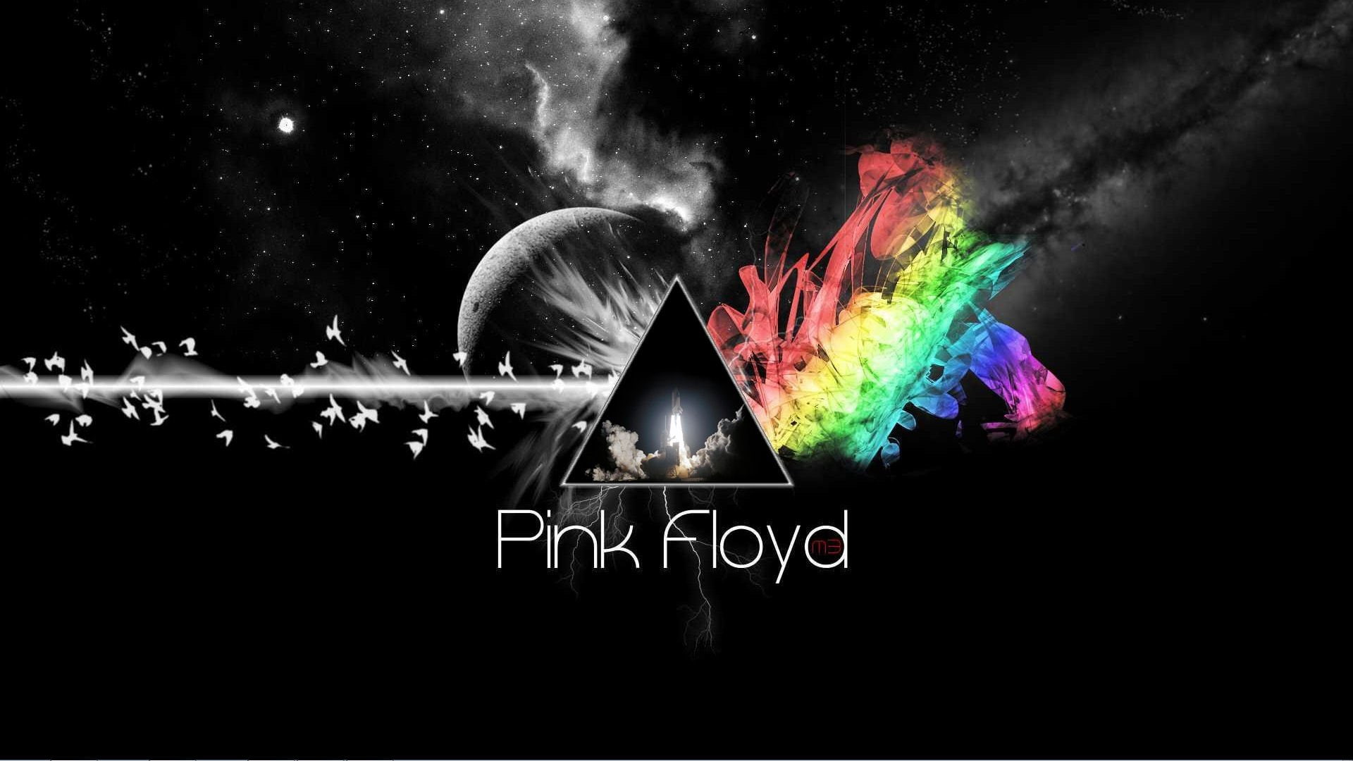 dark, floyd, side, moon, 1080P, pink, HD Wallpaper
