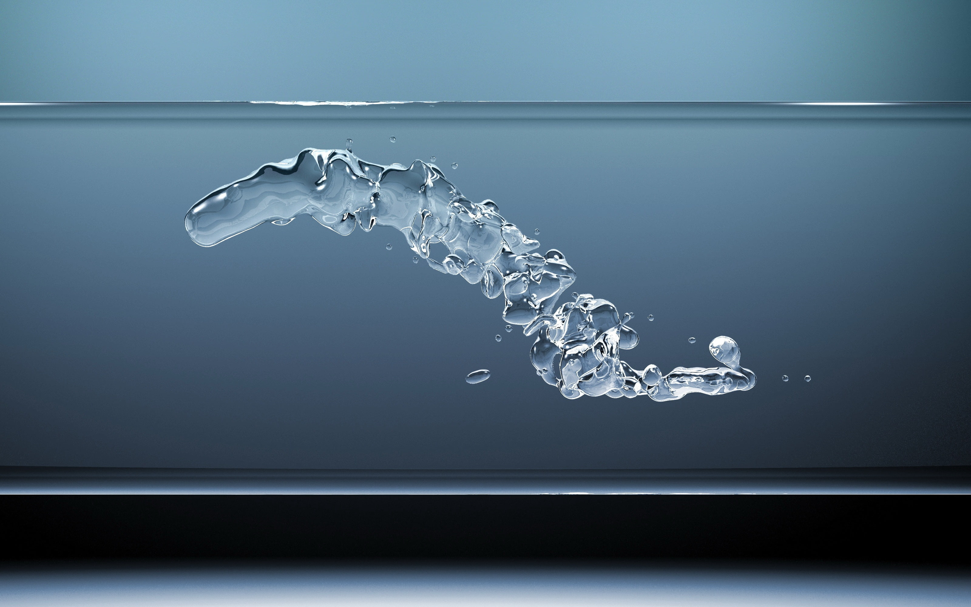Aquarium, Water, 2K, bobble, Bubbles, digital, HD Wallpaper
