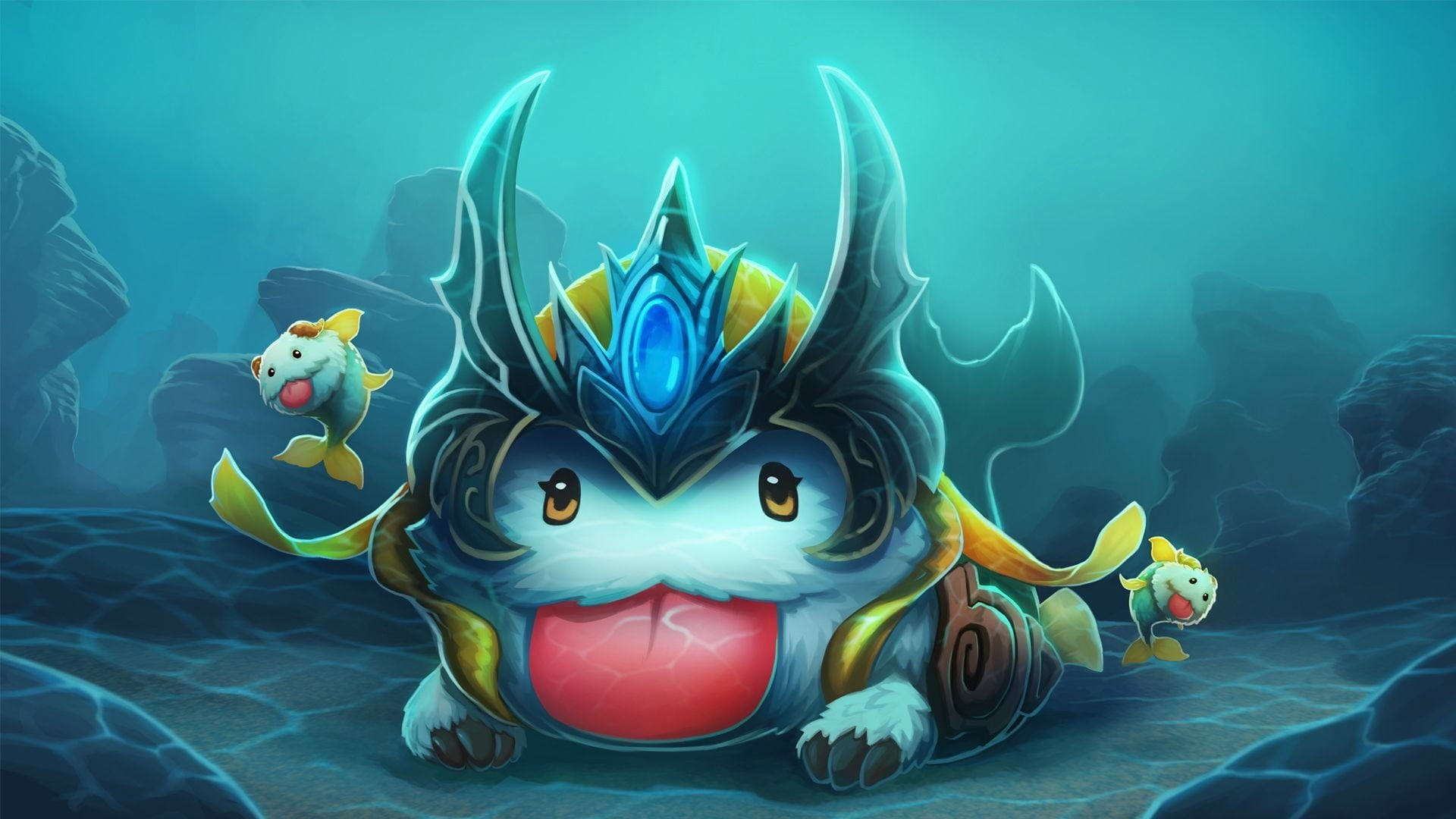 Nami (League of Legends), 1080P, League Of Legends, Poro, Video Game, HD Wallpaper