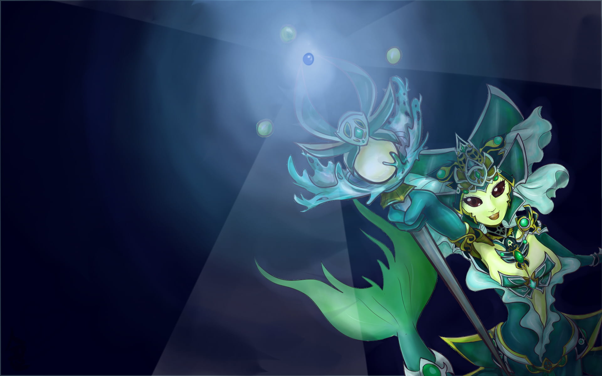 Nami (League of Legends), Video Game, 1080P, League Of Legends, HD Wallpaper