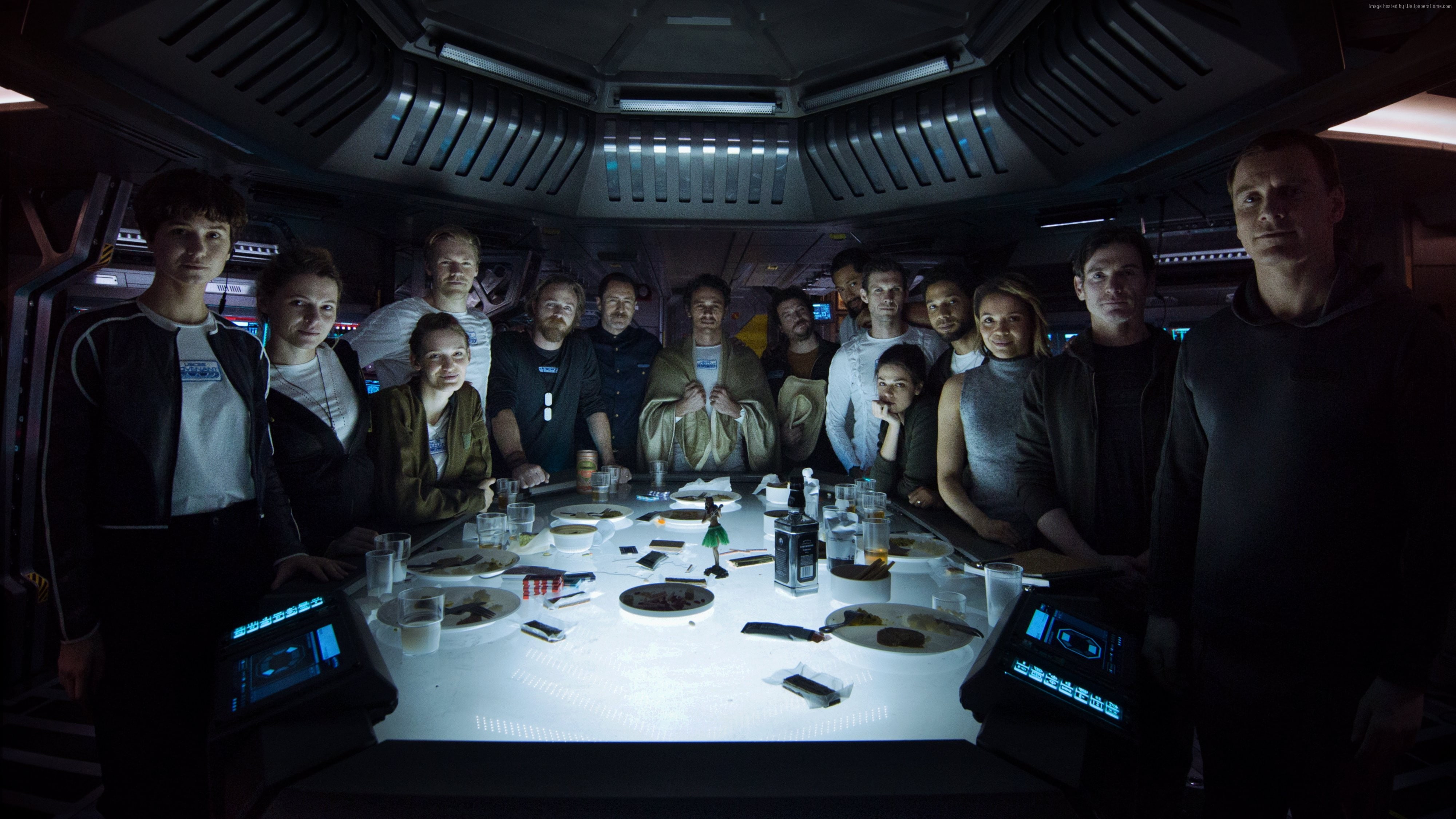Last Supper, cast, Alien: Covenant, 4K, best movies, Prologue, HD Wallpaper