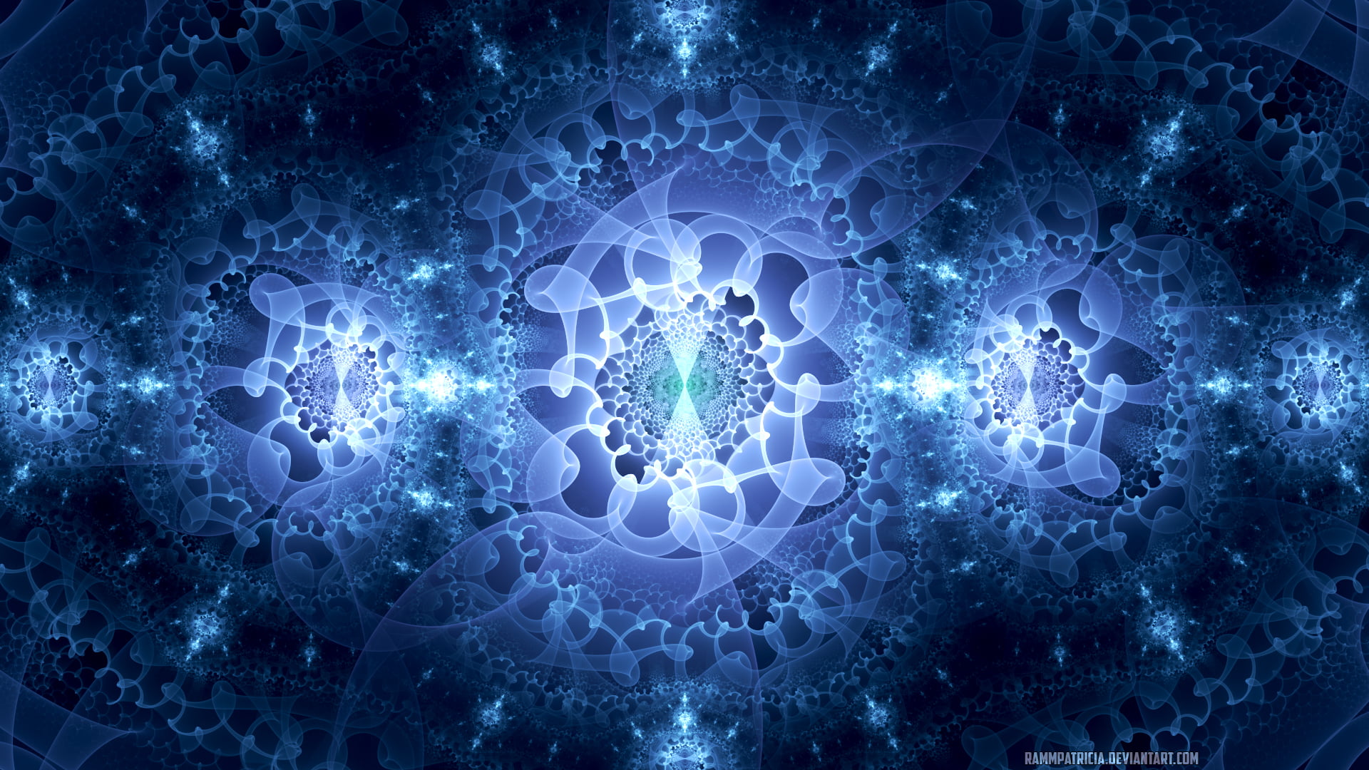 1080P, spiritual, digital, abstract, RammPatricia, trippy, fractal, HD Wallpaper