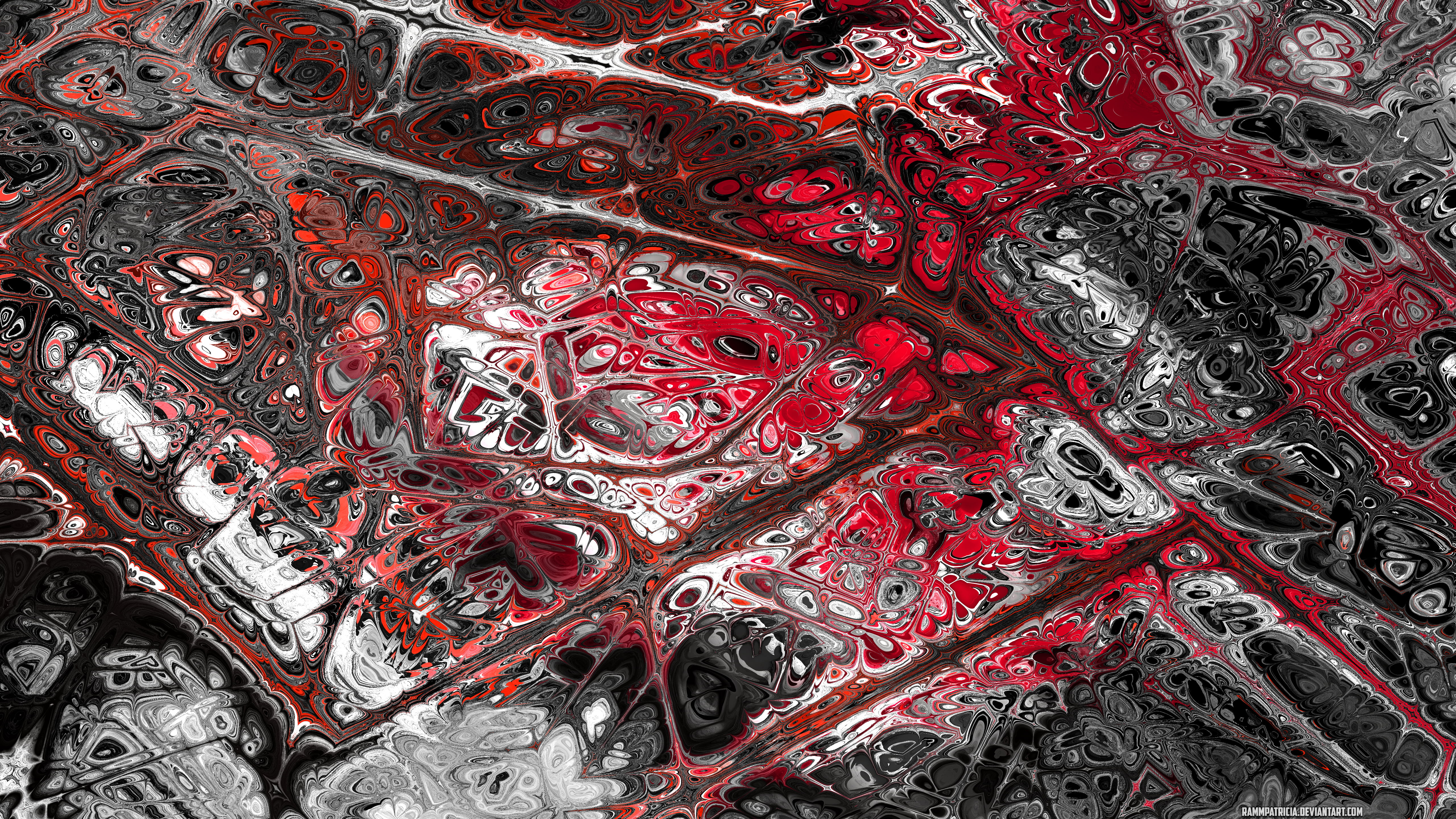 horror, abstract, RammPatricia, digital art, 5K, digital, HD Wallpaper