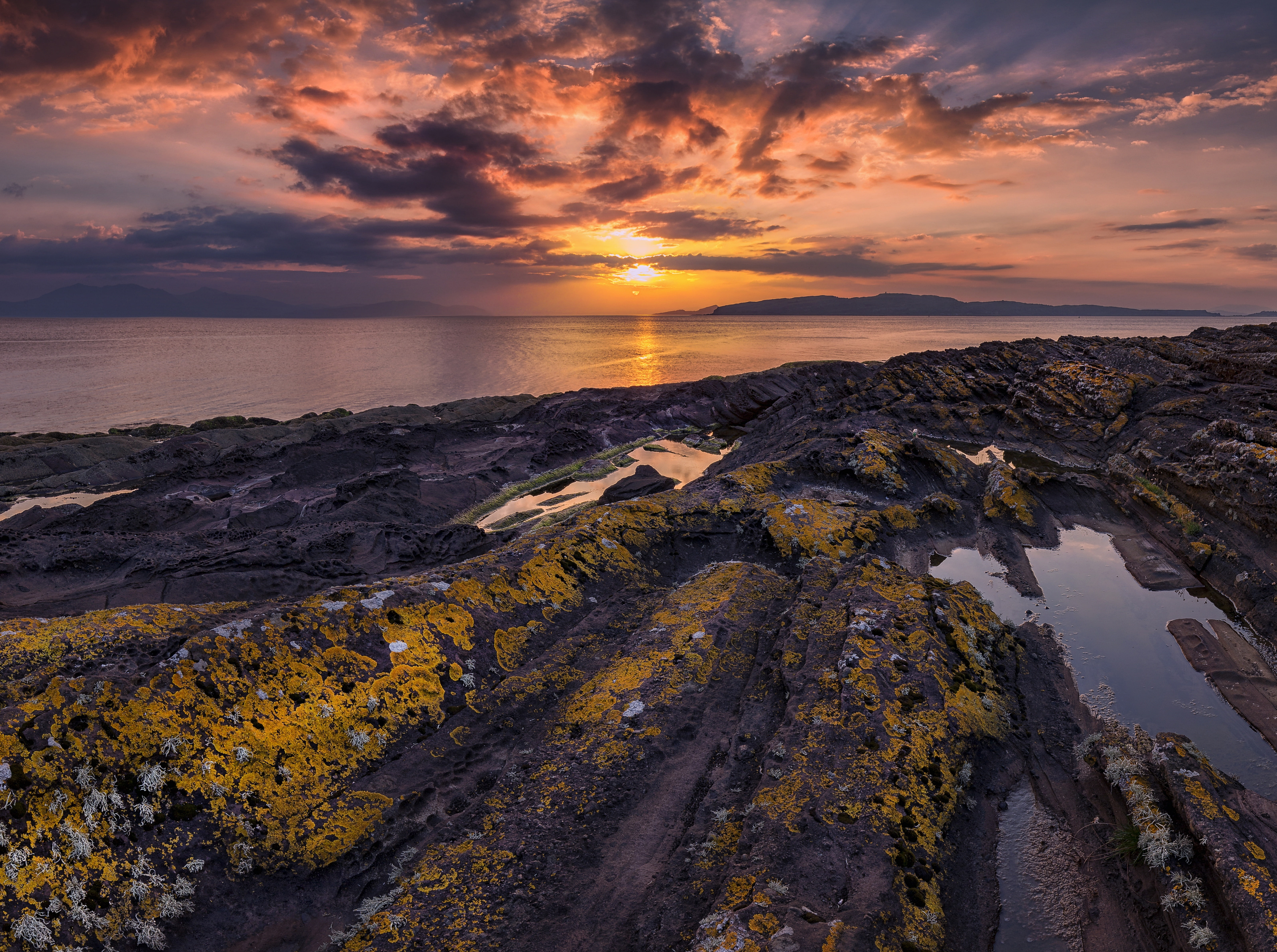 Little Cumbrae, Great Cumbrae, scenics - nature, horizon, tranquility, GreatCumbrae, rock - object, NorthAyrshire, beach, beauty in nature, environment, HD Wallpaper