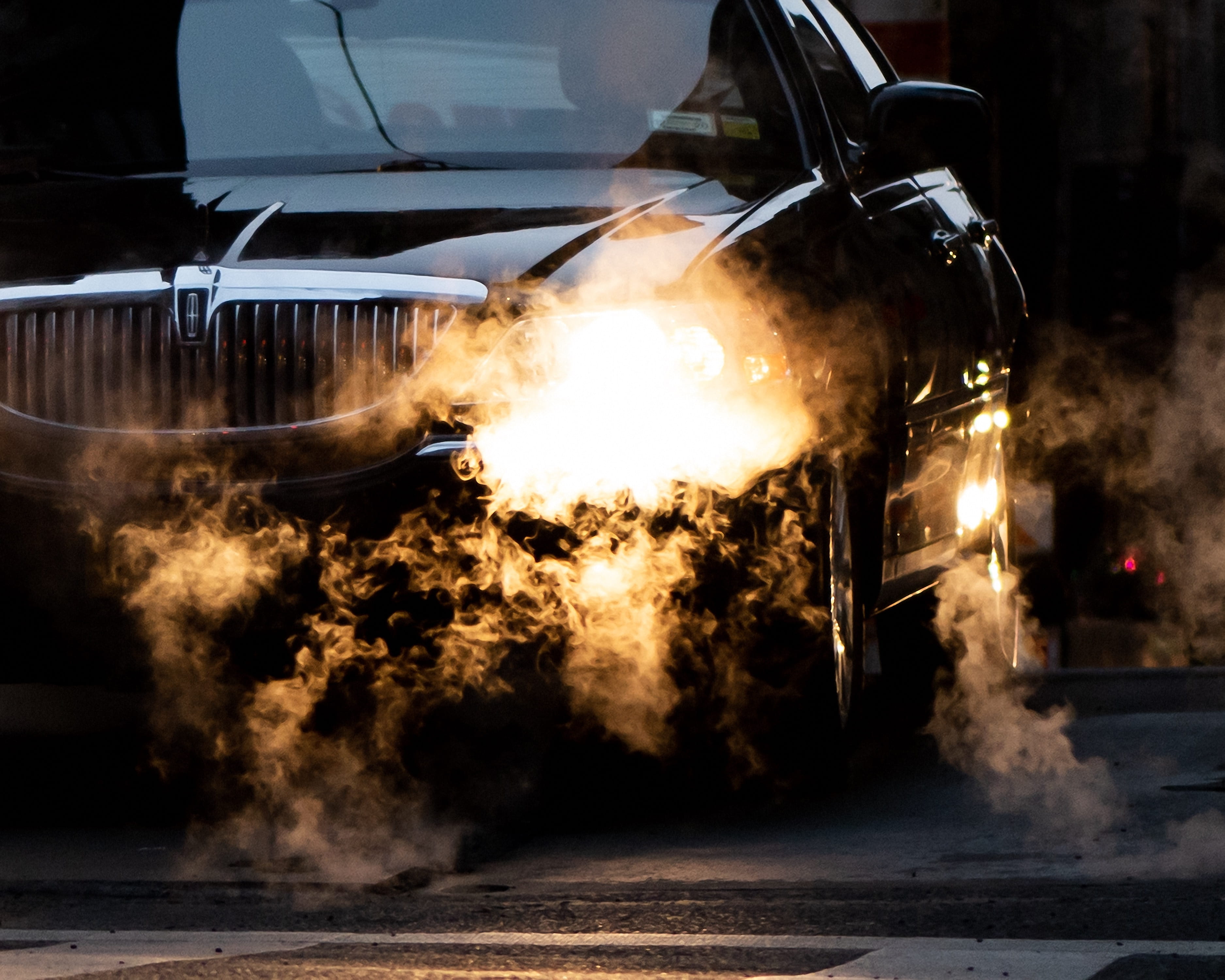 2K, sign, glossy, car wheel, warning sign, limo, car, inky, accidents and disasters, flatiron district, vehicle, new york, tire, smoke, bonfire, nature, HD Wallpaper