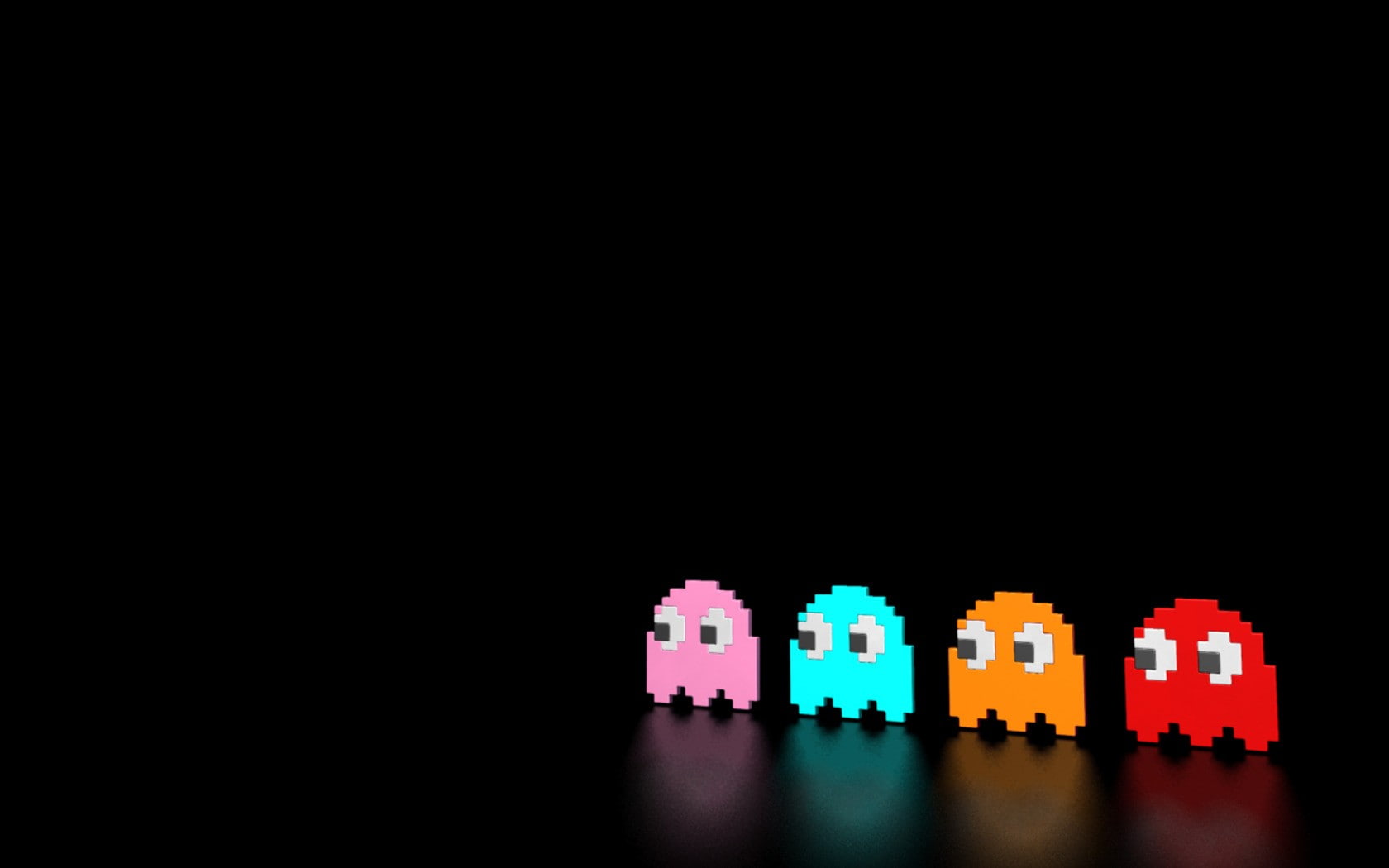 720P, Pac-Man, Blinky, Inky, Video Game, HD Wallpaper