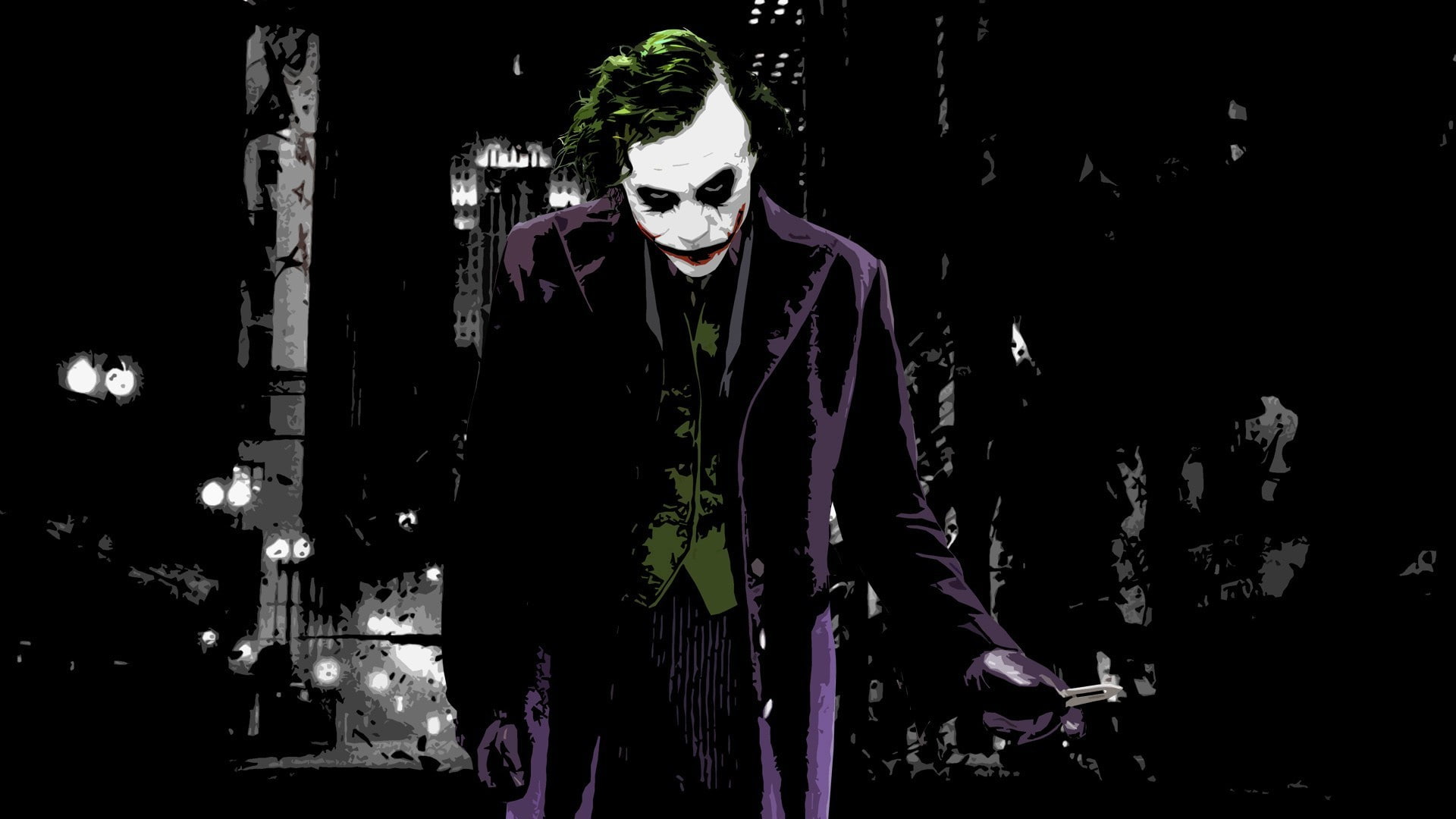 black background, night, Batman, standing, three quarter length, The Dark Knight, portrait, looking at camera, celebration, Batman Begins, make-up, costume, HD Wallpaper