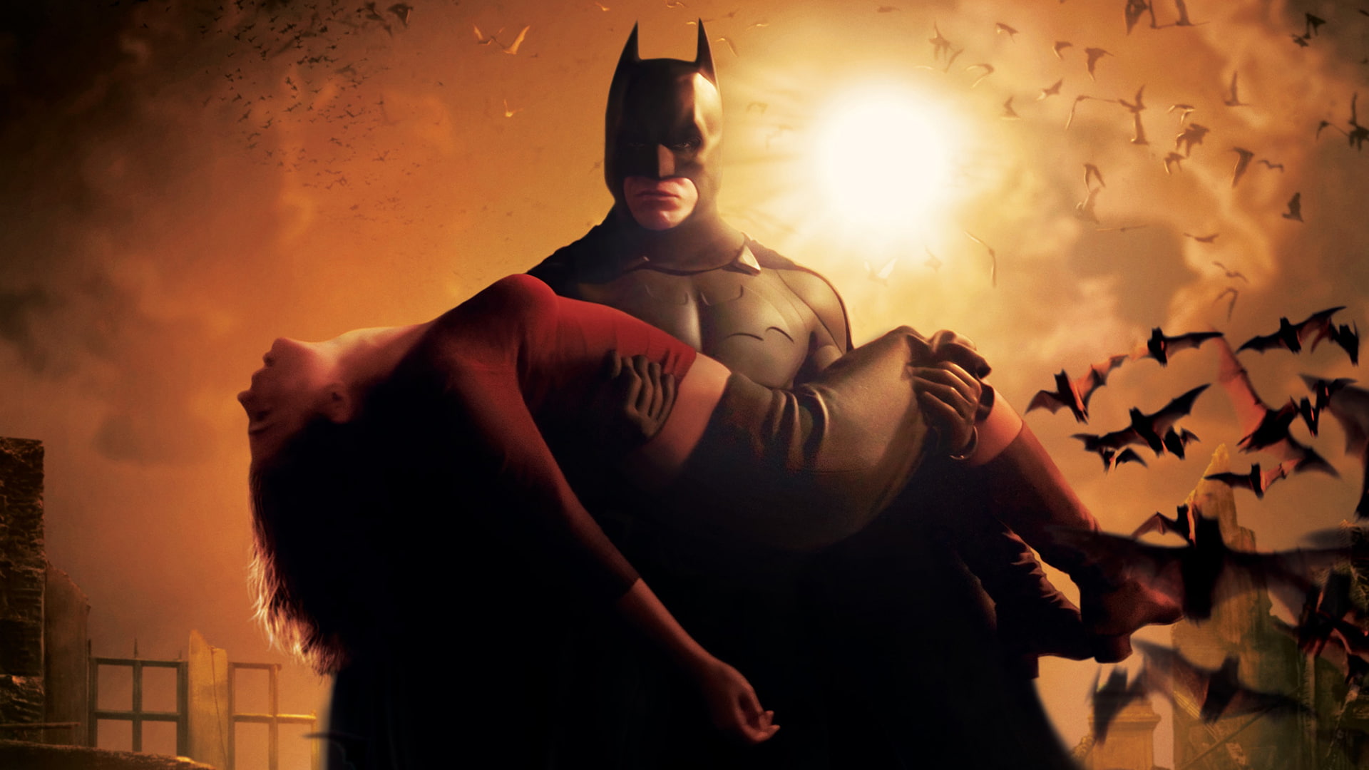 1080P, Batman, Begins, HD Wallpaper