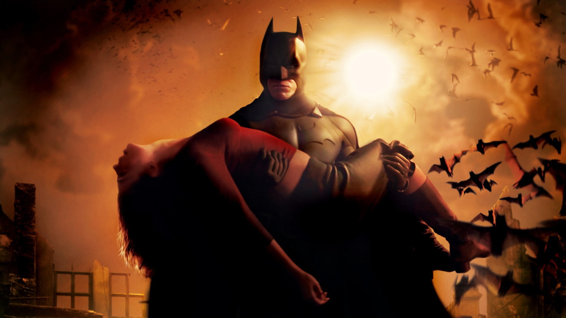 batman begins, 1080P, HD Wallpaper