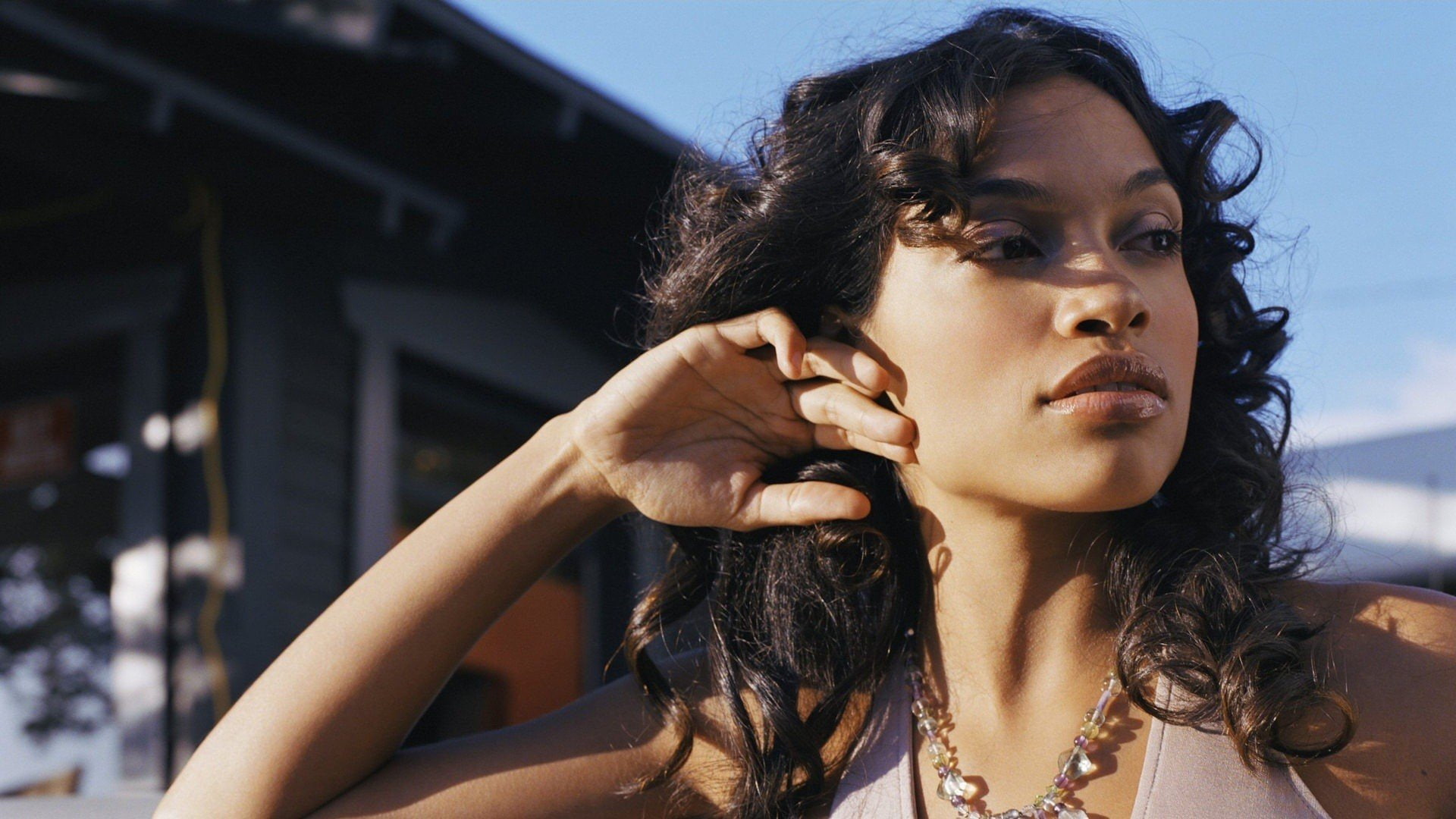 brown, rosario, women, brunettes, 1080P, eyes, dawson, celebrity, HD Wallpaper