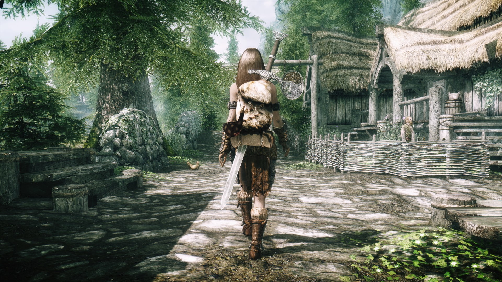 game, sword, hd, scrolls, elder, screen, 1080P, shot, skyrim, video games, video, HD Wallpaper
