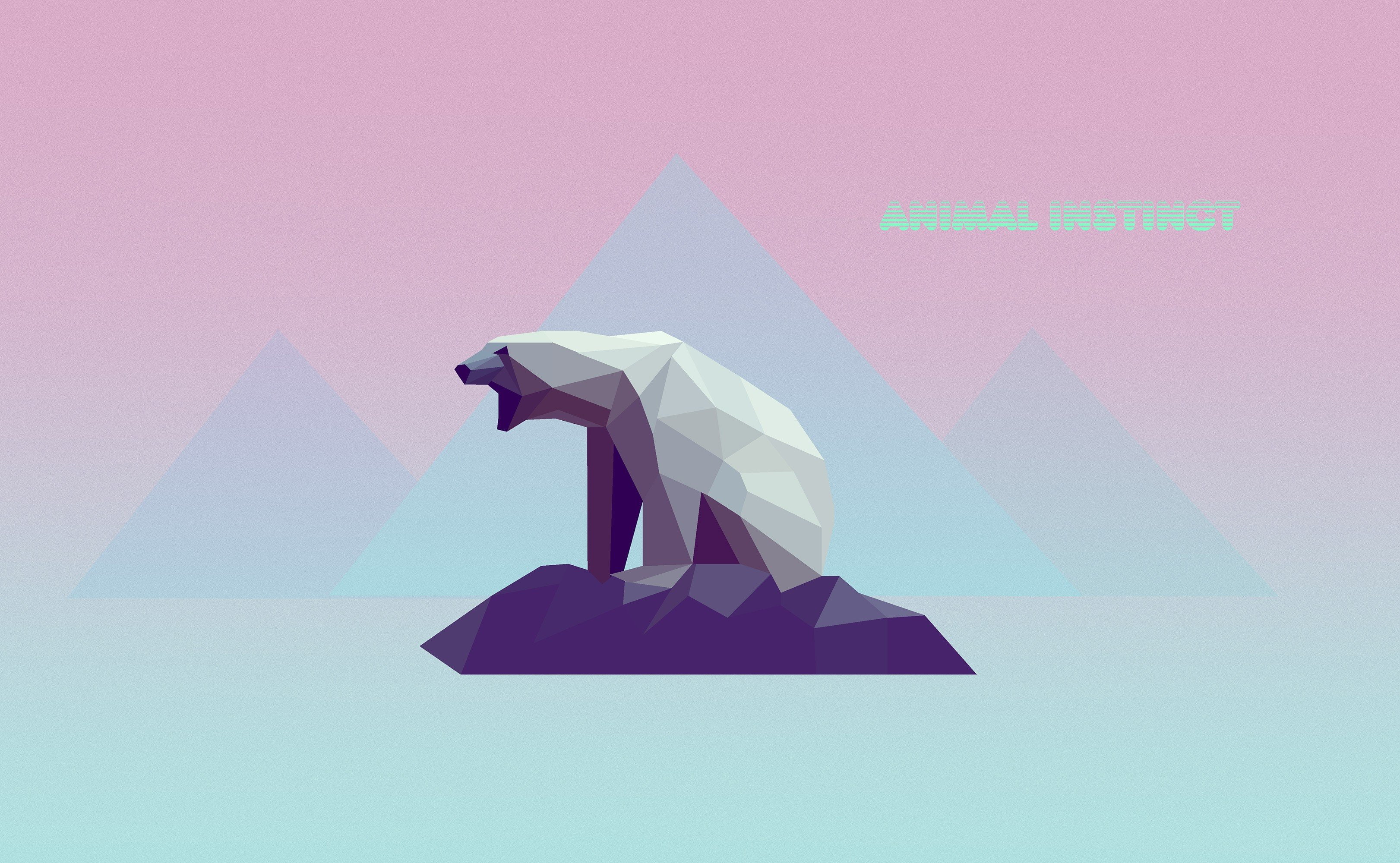 poly, Low Poly, colored background, shape, nature, triangle shape, bioshock, blue, paper, x, video, art and craft, travel, 2K, games, low, origami, polar, HD Wallpaper
