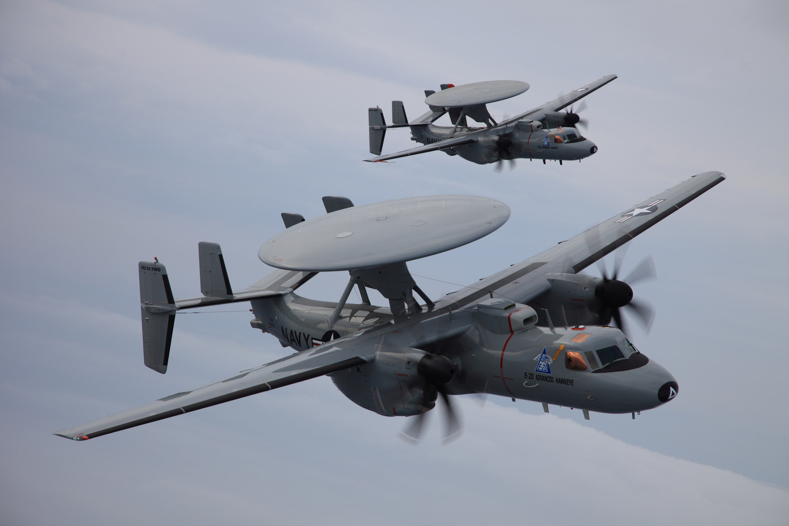 grumman, e 2d, awacs, northrop, advanced, aircraft, 2K, hawkeye, military, HD Wallpaper
