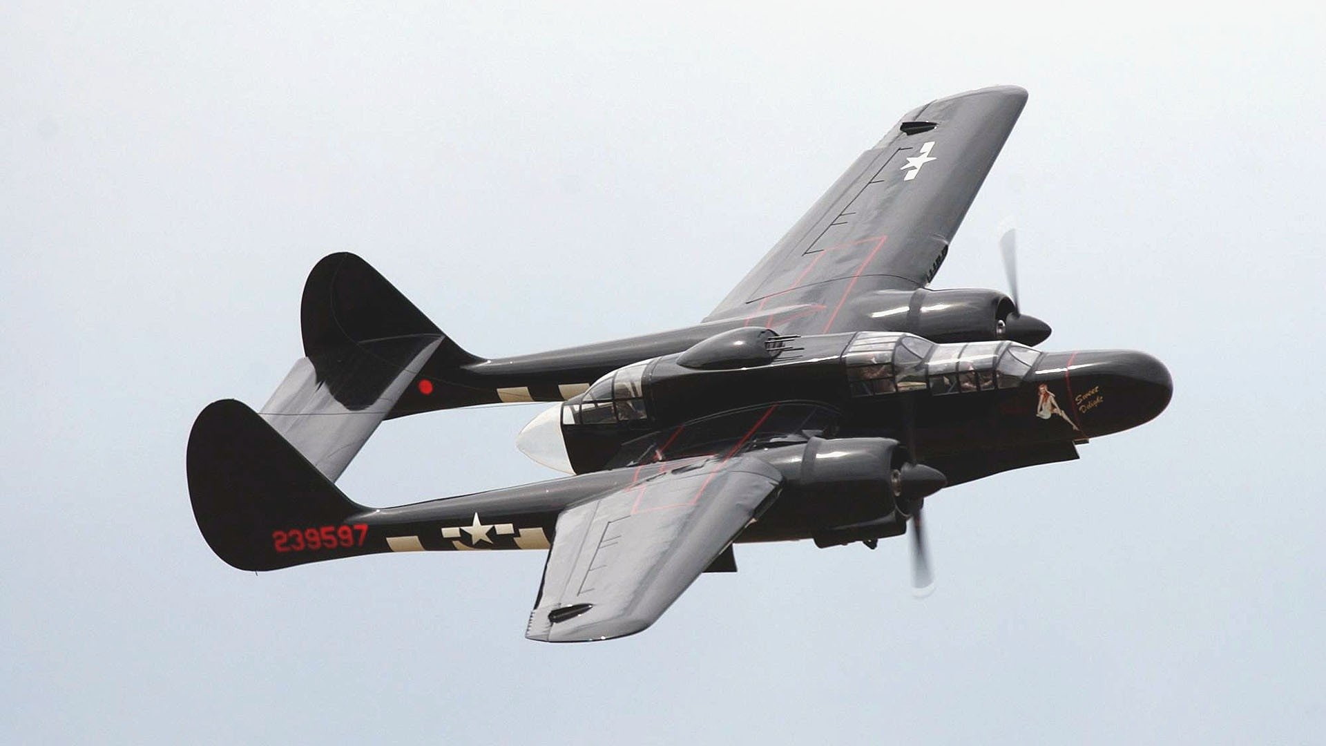 1080P, Military Aircrafts, Northrop P-61 Black Widow, HD Wallpaper