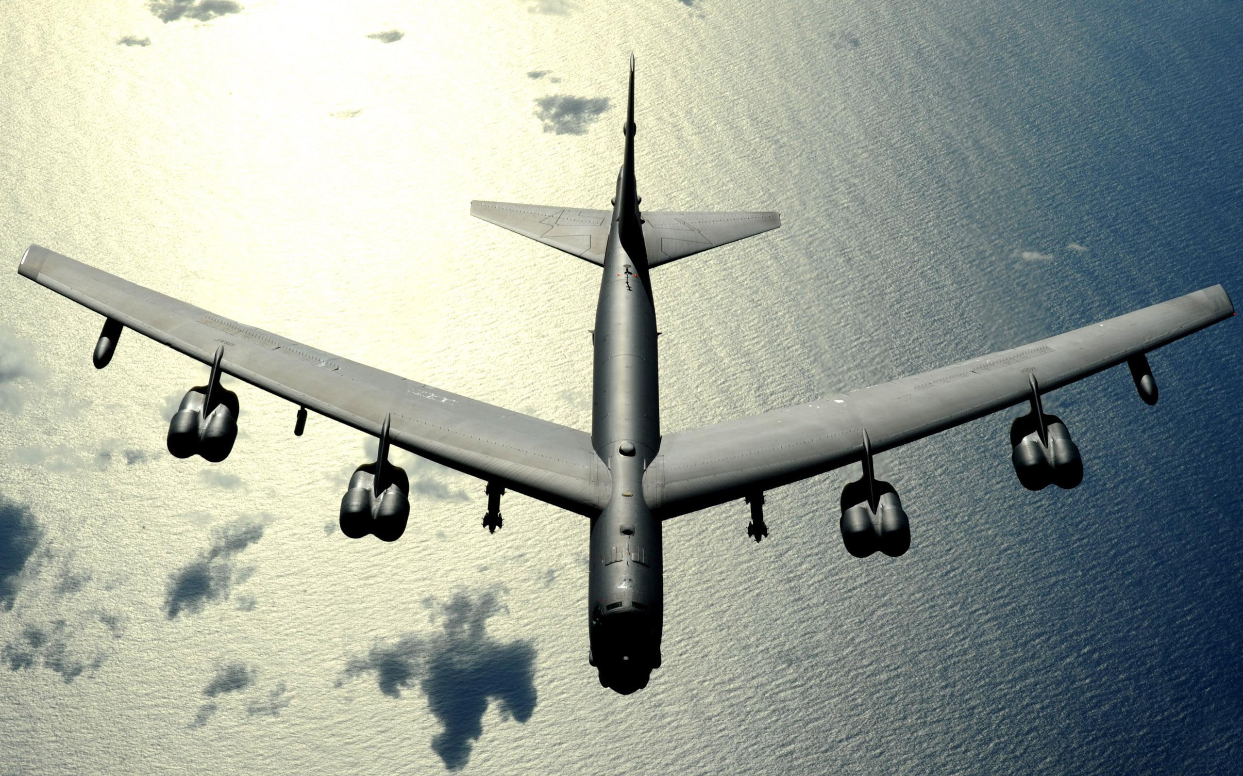 planes, white, bus, bomber, 2K, air, stratofortress, b, HD Wallpaper