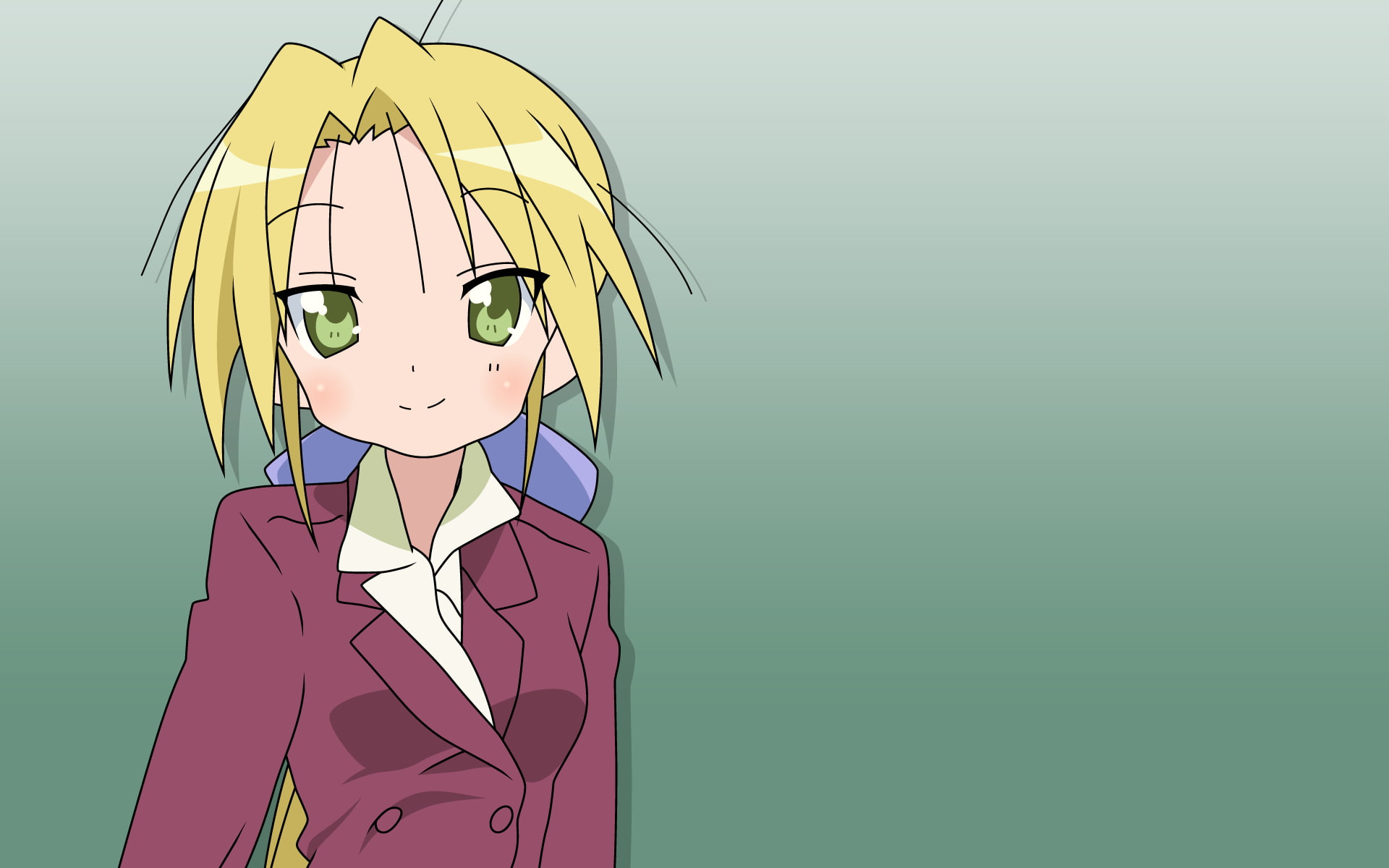 1080P, Nanako Kuroi, Anime, Lucky Star, HD Wallpaper