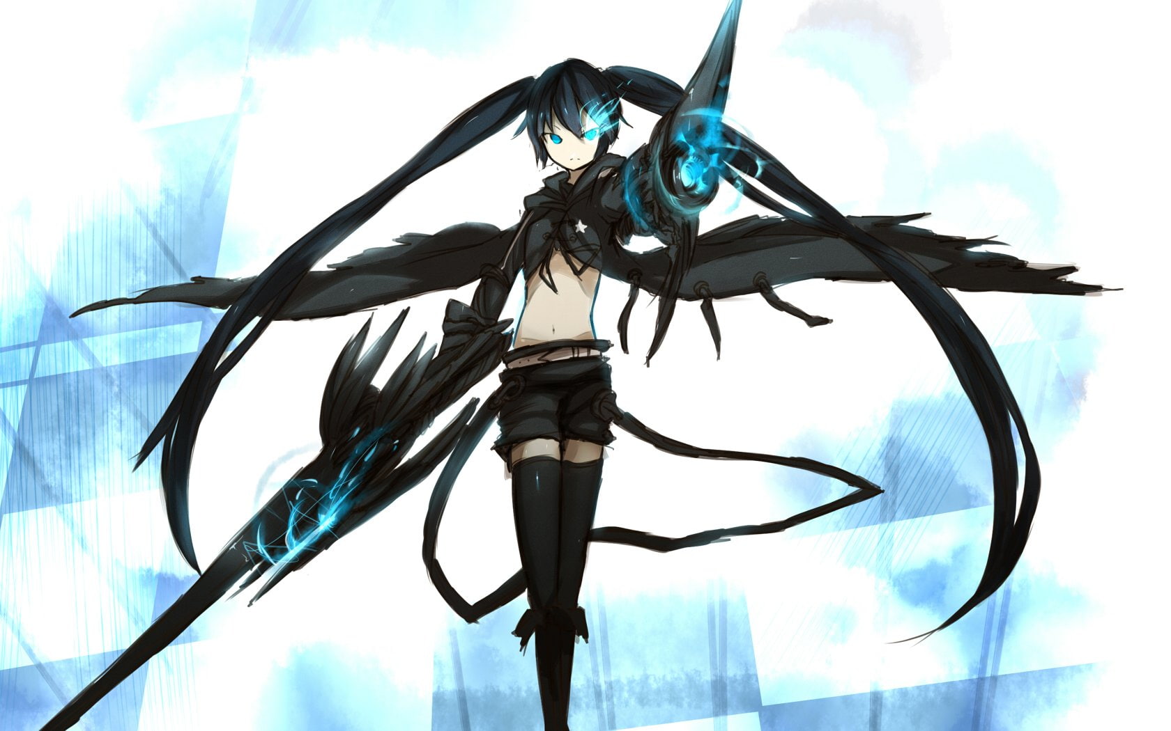 720P, shirogane, usagi, artist, rock, black, shooter, HD Wallpaper