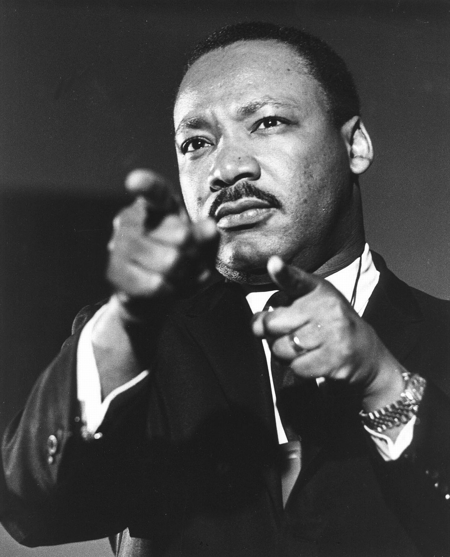 males, headshot, looking, real people, men monochrome black people portrait martin luther king jr, lifestyles, mid adult men, adult, menswear, one person, Phone HD Wallpaper