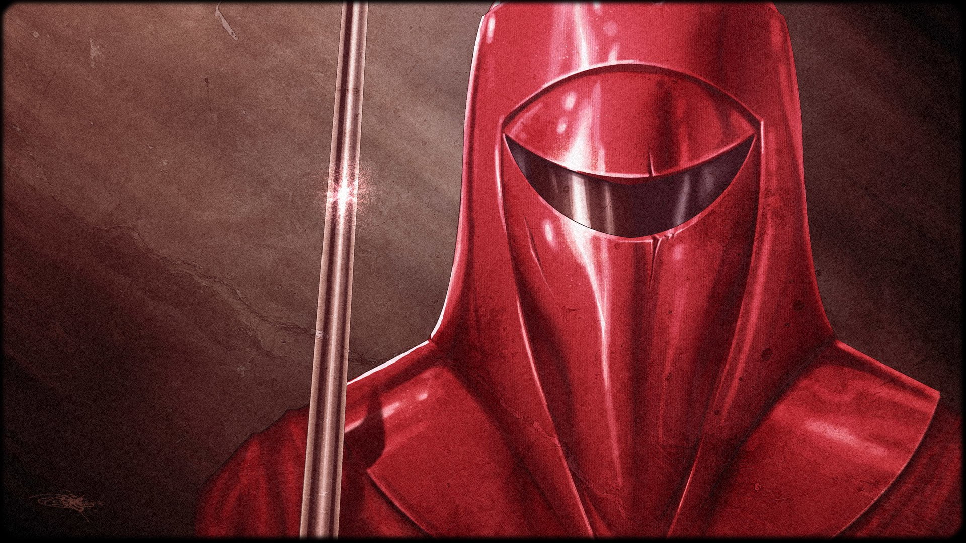 curtain, artwork, hanging, high angle view, 1080P, character, metal, pole, arts culture and entertainment, aggression, Star Wars, no people, day, safety, HD Wallpaper