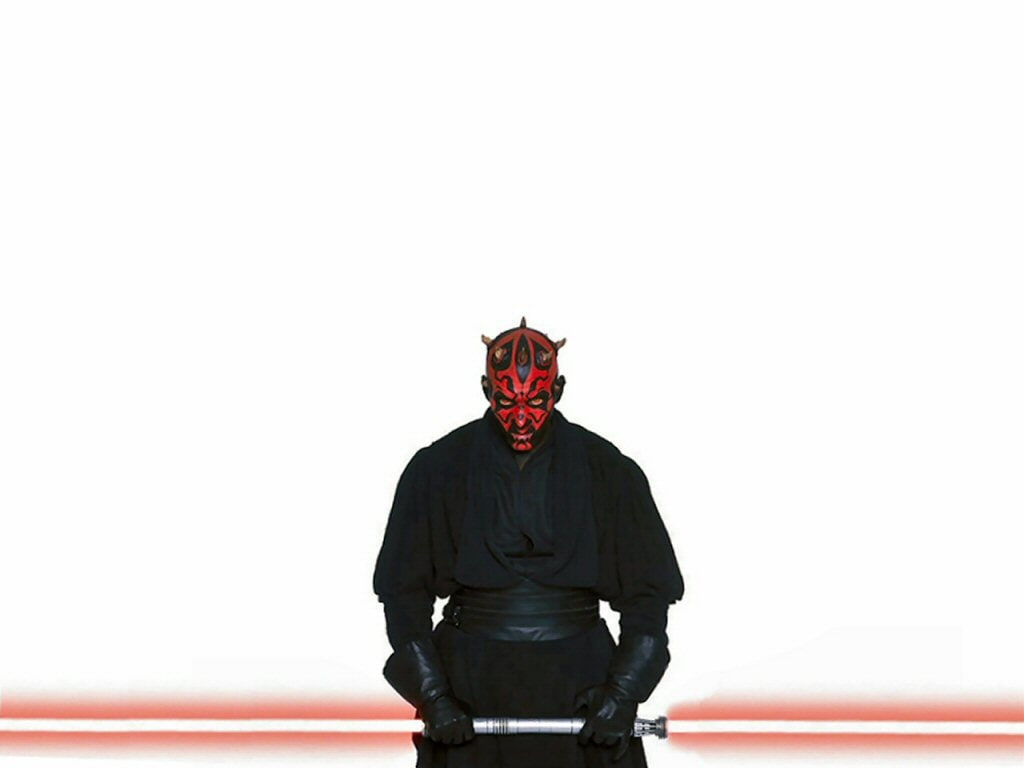 Star Wars, art, movies, wars, star, hd, maul, darth, darth maul, entertainment, 480P, HD Wallpaper