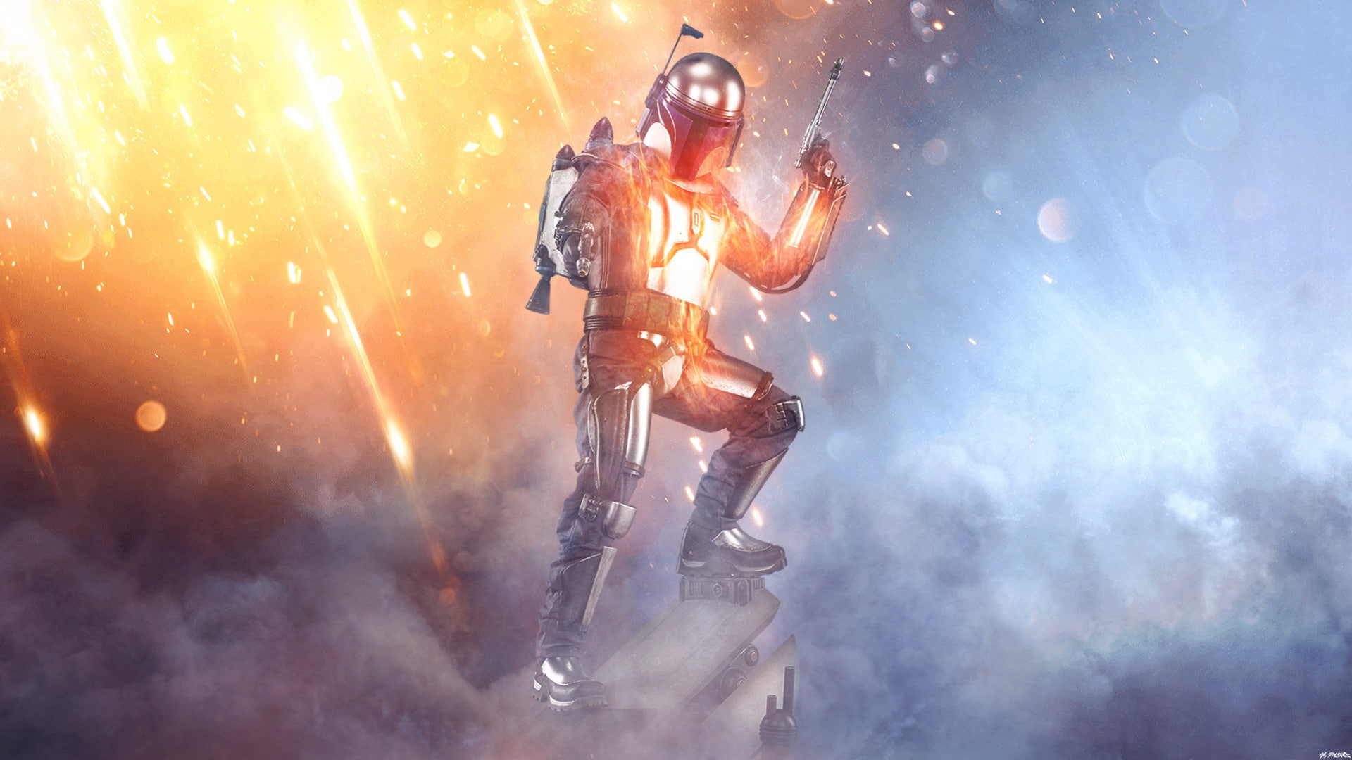 Battlefield, 1080P, Star Wars, Jango Fett, HD Wallpaper