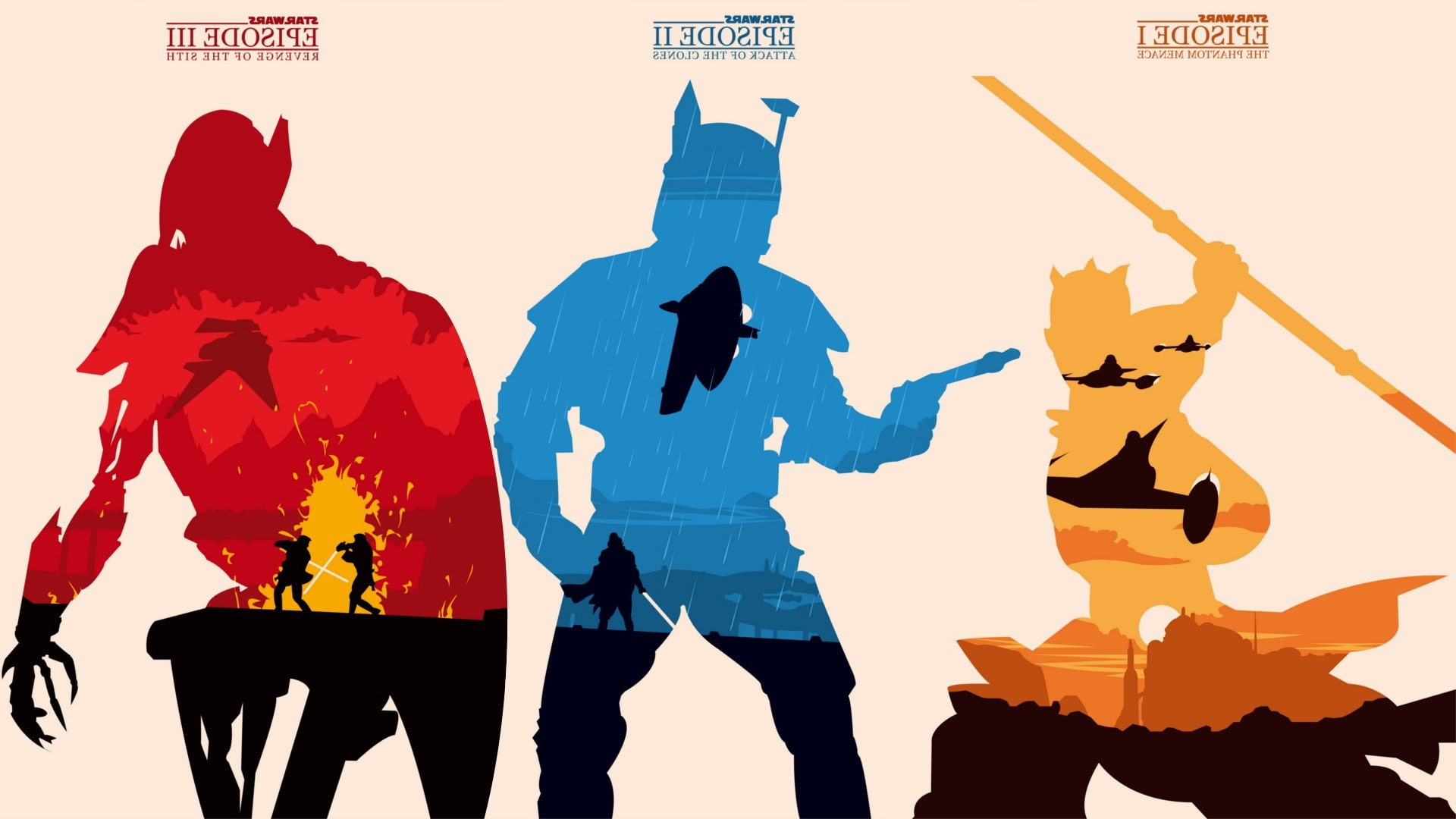 music, adult, silhouette, singing, communication, people, star wars darth maul jango fett, nature, musical instrument, group of people, red, musician, sign, HD Wallpaper