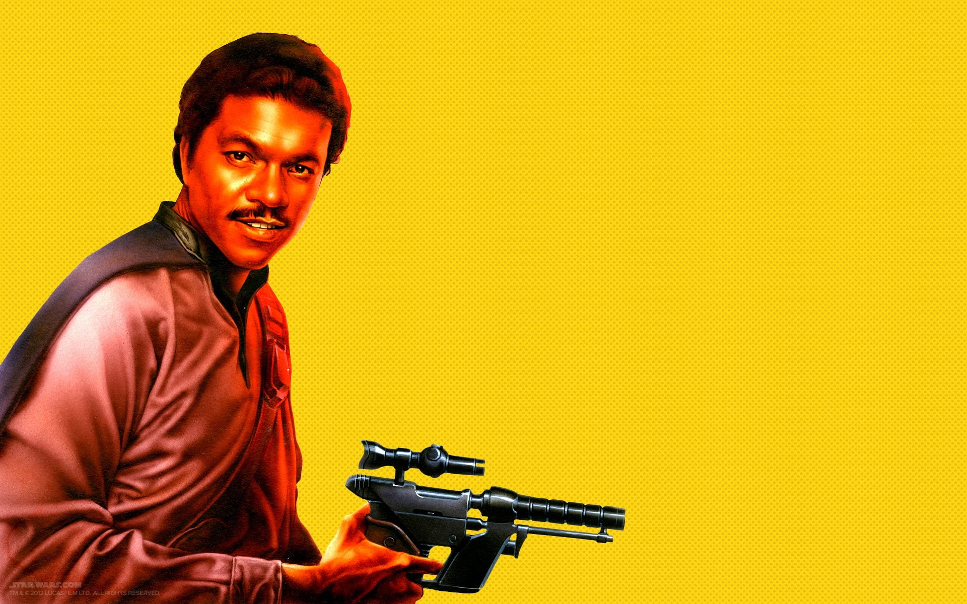 Lucas Films, 1080P, Yellow, Star Wars, Lando Calrissian, HD Wallpaper