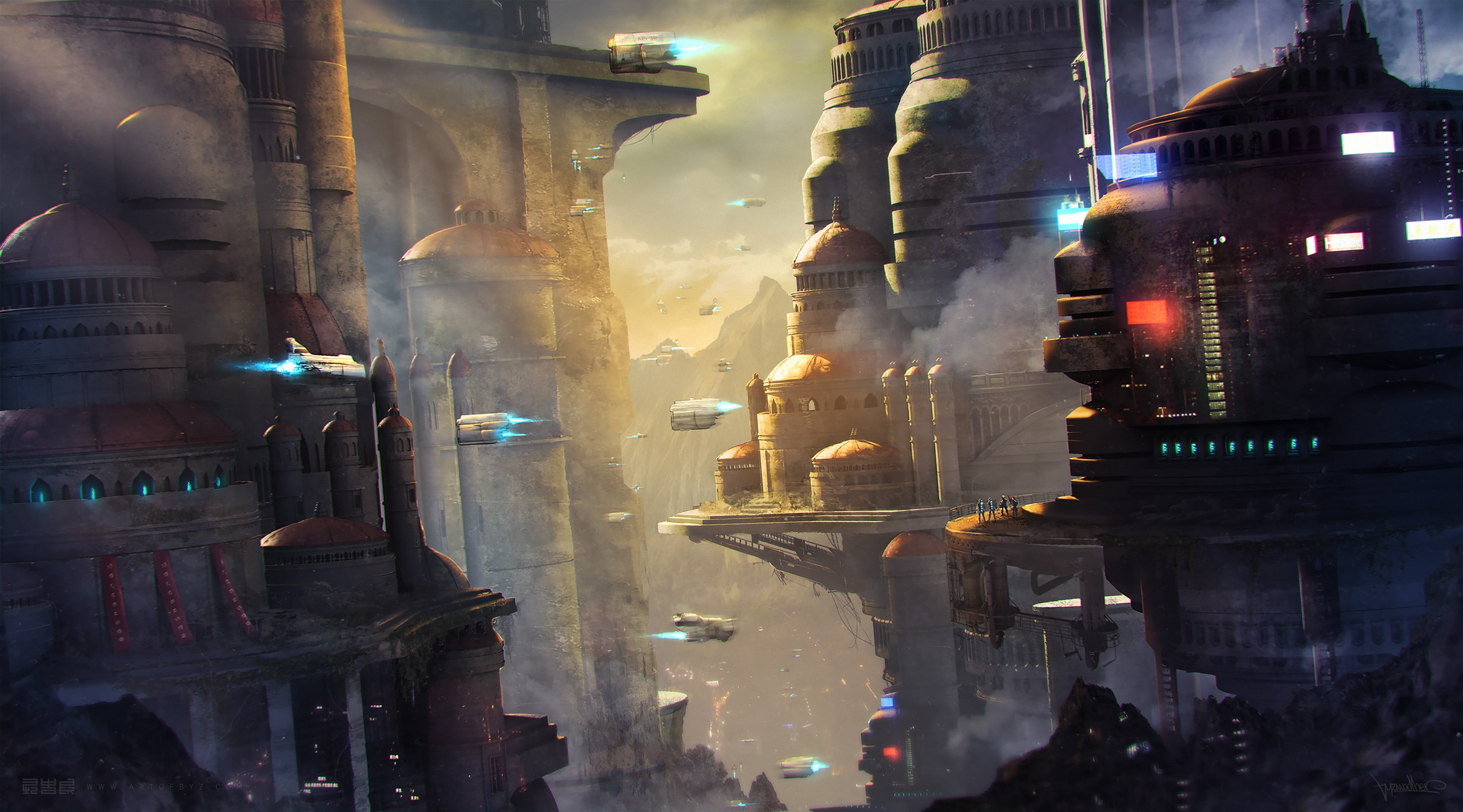 space, science fiction, science, byzwa dher, dher, byzwa, 2K, fiction, HD Wallpaper