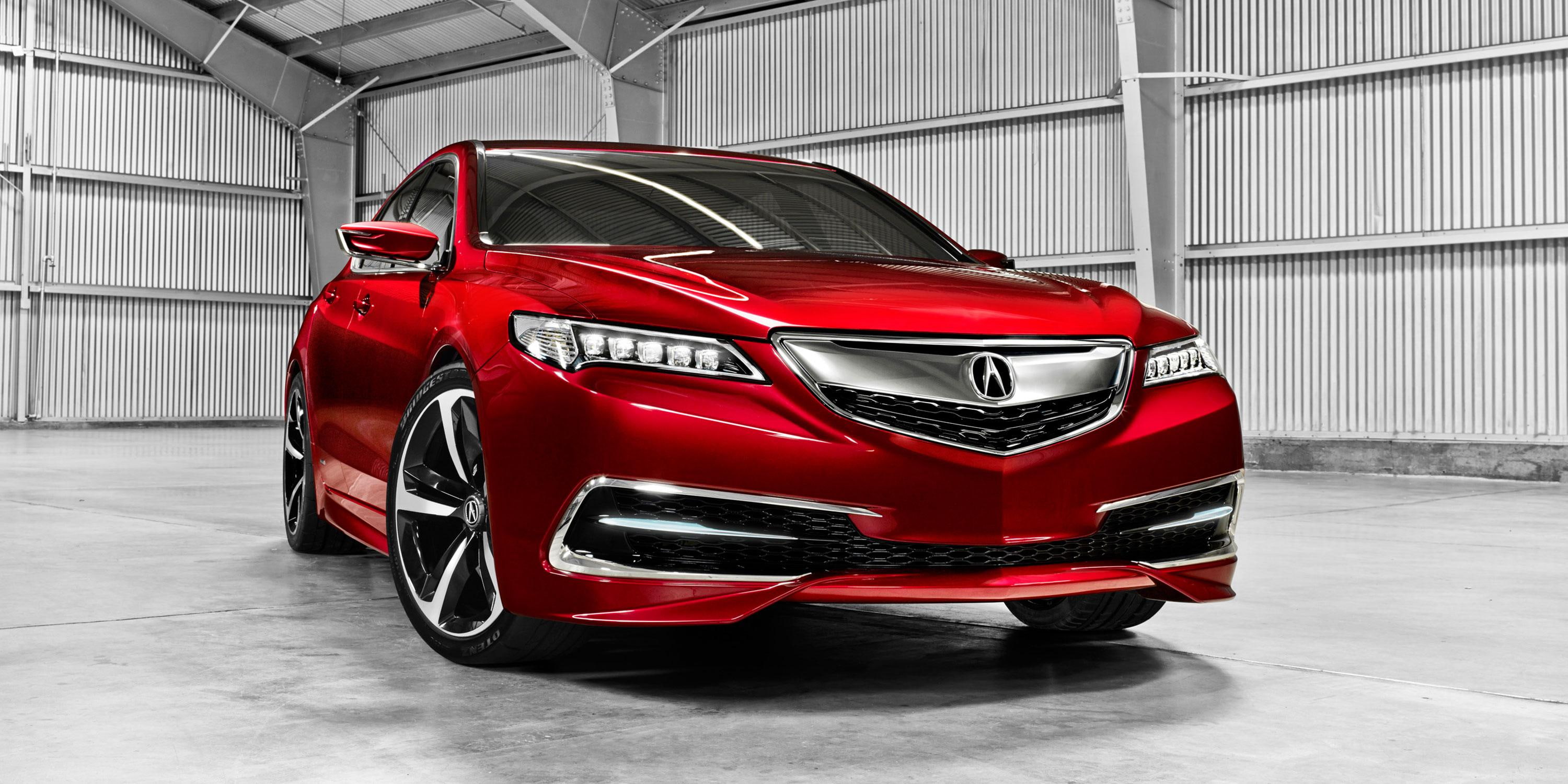 acura, concept, 2014 detroit auto show, 2015, japan, prototype, 4-cylinder, luxury, 2K, photo, tlx, HD Wallpaper