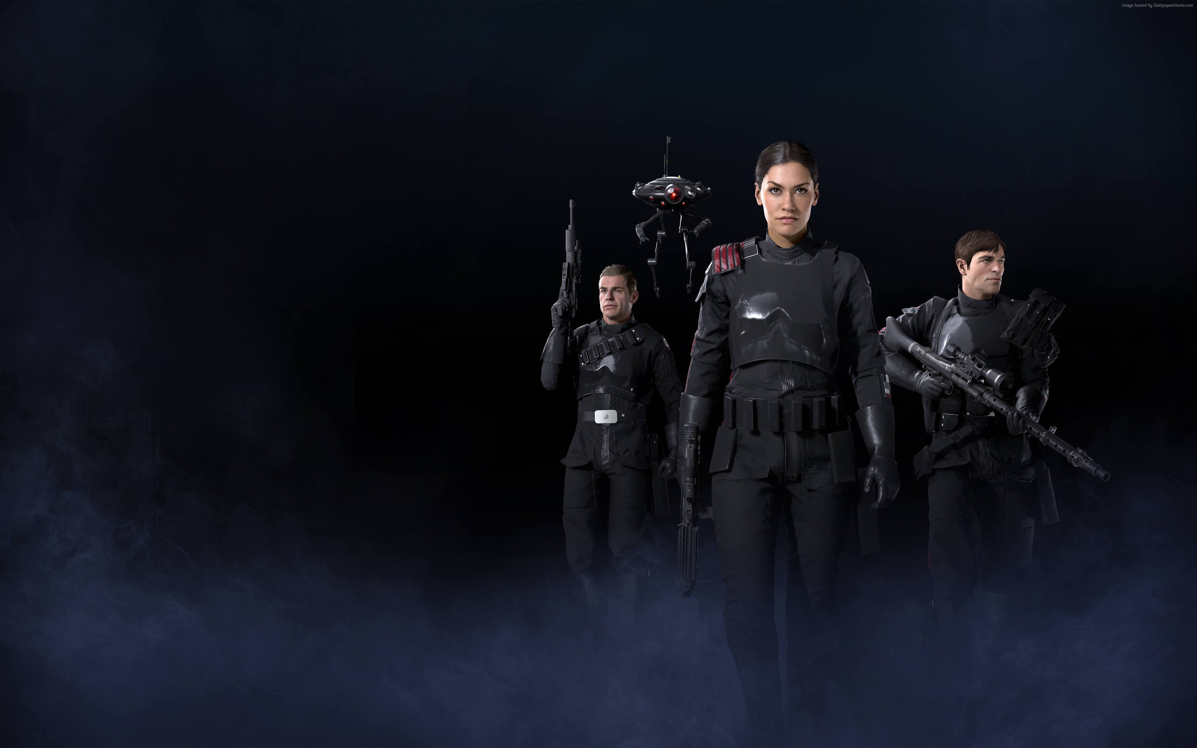poster, 4K, 4k, Star Wars: Battlefront II, E3 2017, HD Wallpaper