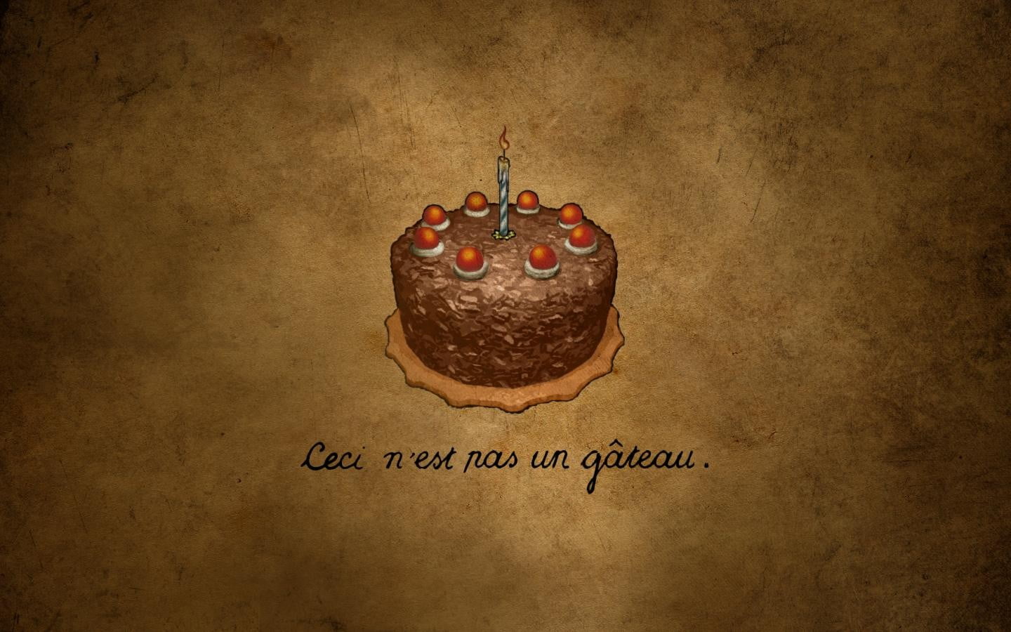 vignette, western script, backgrounds, sweet food, cake, no people, close-up, candle, baked, indulgence, text, brown, food, celebration, illustration, sweet, HD Wallpaper