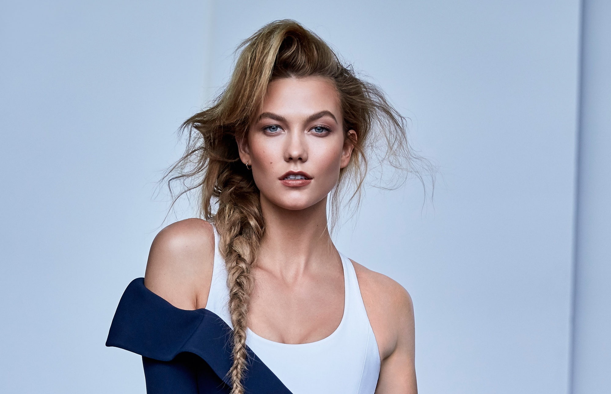 Actress, Models, Blue Eyes, Blonde, Karlie Kloss, Model, Braid, 1080P, HD Wallpaper