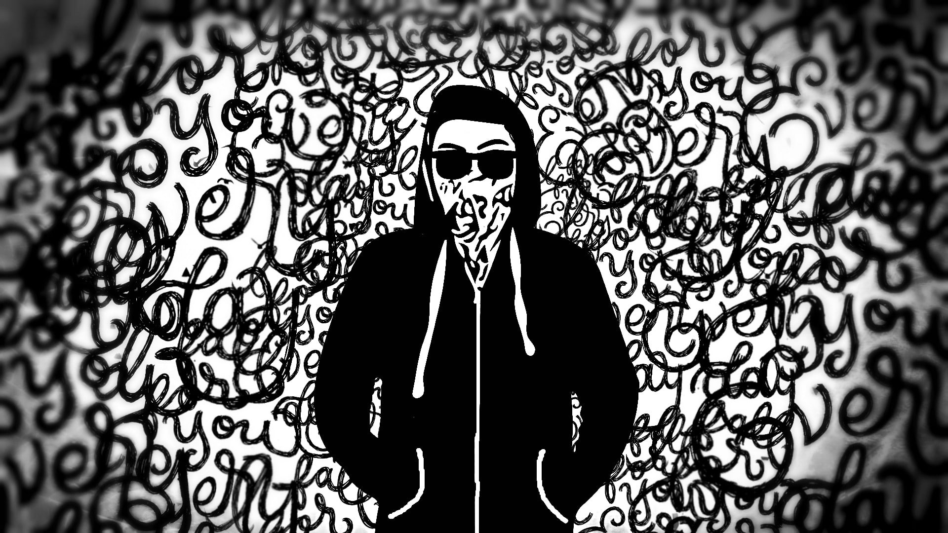 smart phone, telephone, Erik, unrecognizable person, pattern, adult, front view, black, wall - building feature, painting, one person, indoors, standing, HD Wallpaper