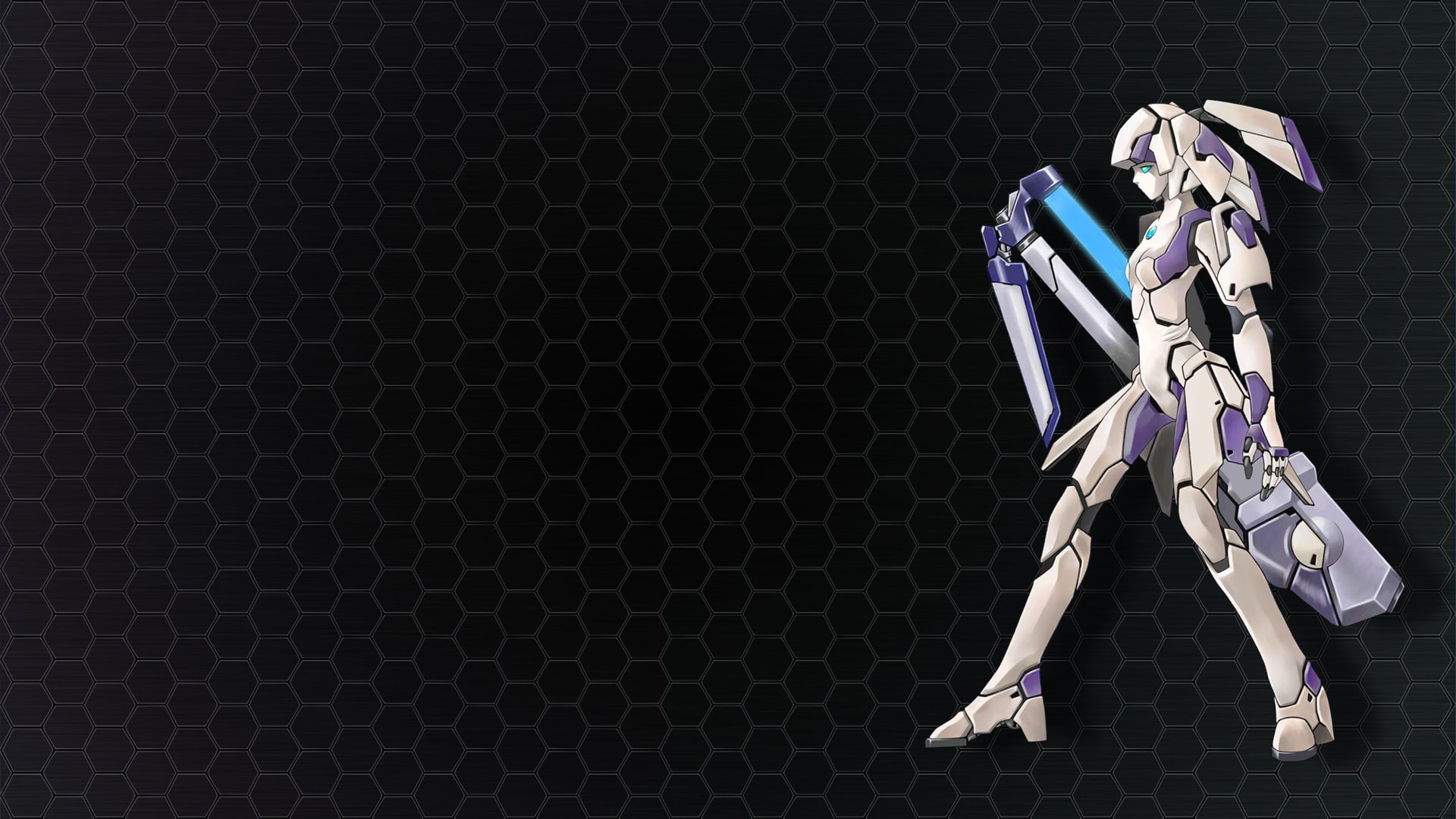 1080P, androids, Phantasy Star Online, hexagon, HD Wallpaper