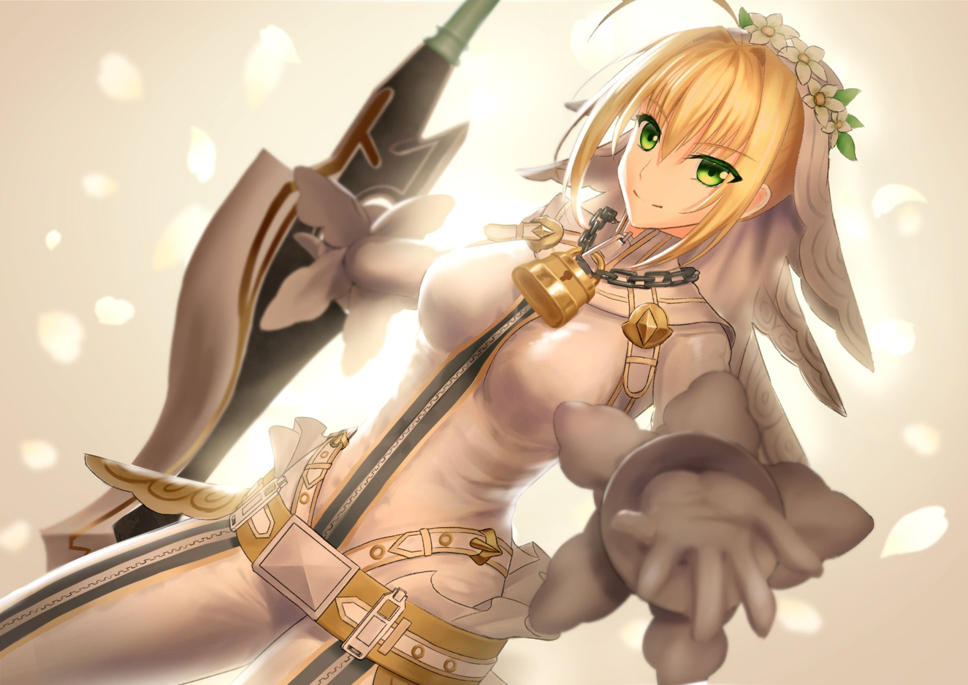 Fate Series, Fate/Grand Order, 1080P, Saber Bride, HD Wallpaper