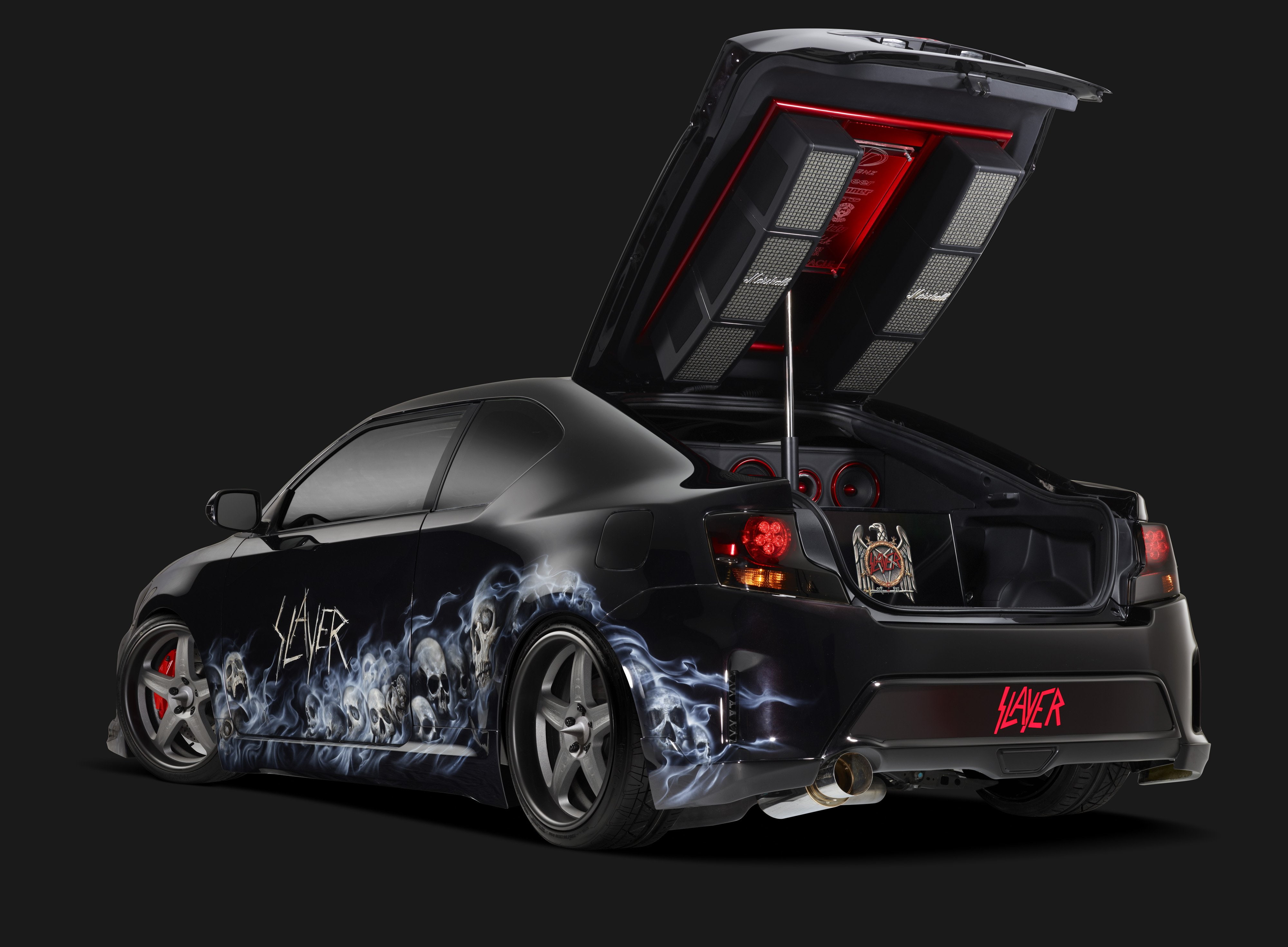 2014, heavy, t-c, amp, slayer, concept, mobile, metal, scion, 4K, thrash, tuning, HD Wallpaper