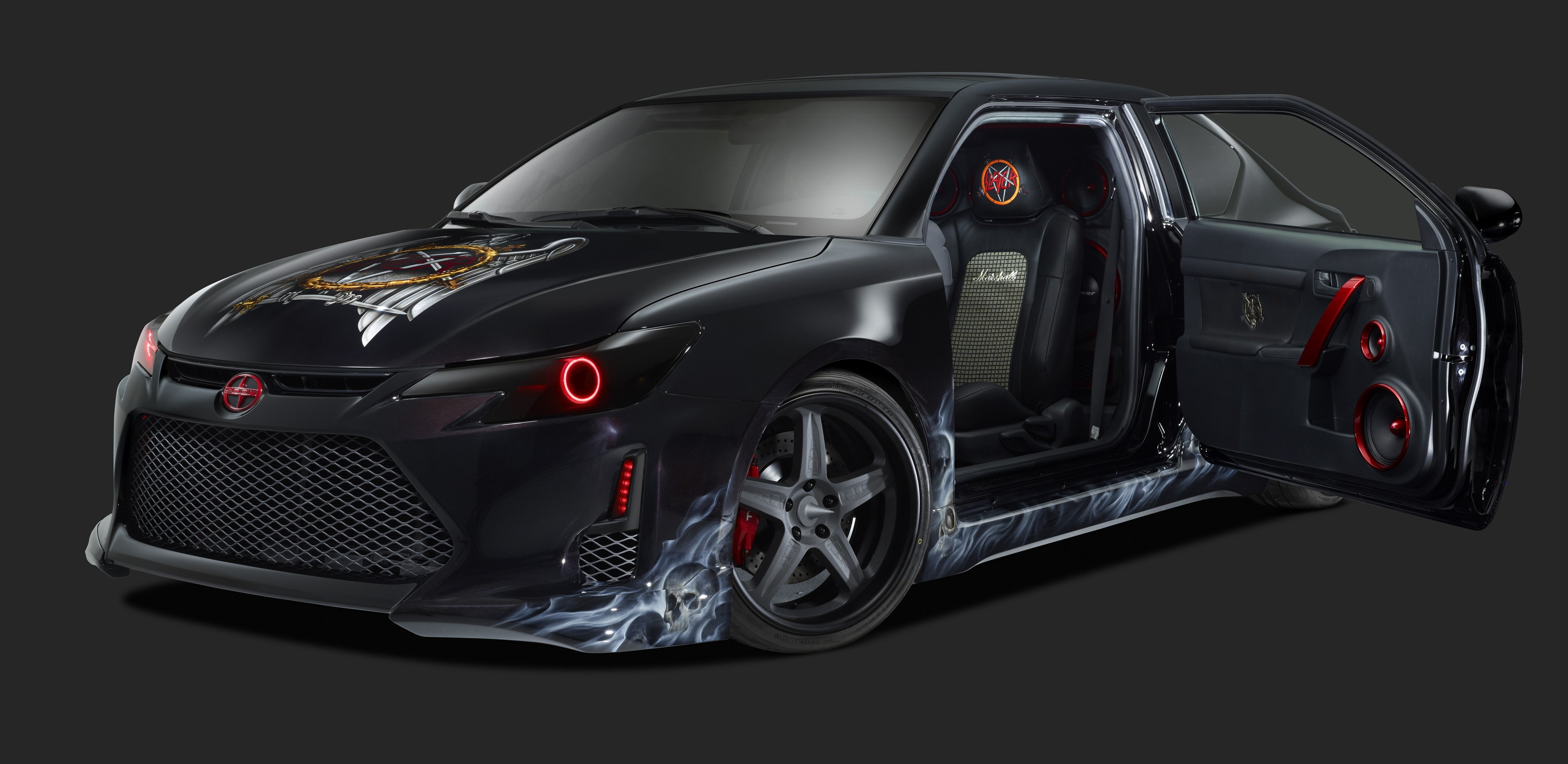 mobile, concept, metal, slayer, thrash, amp, scion, tuning, 4K, t-c, 2014, heavy, HD Wallpaper