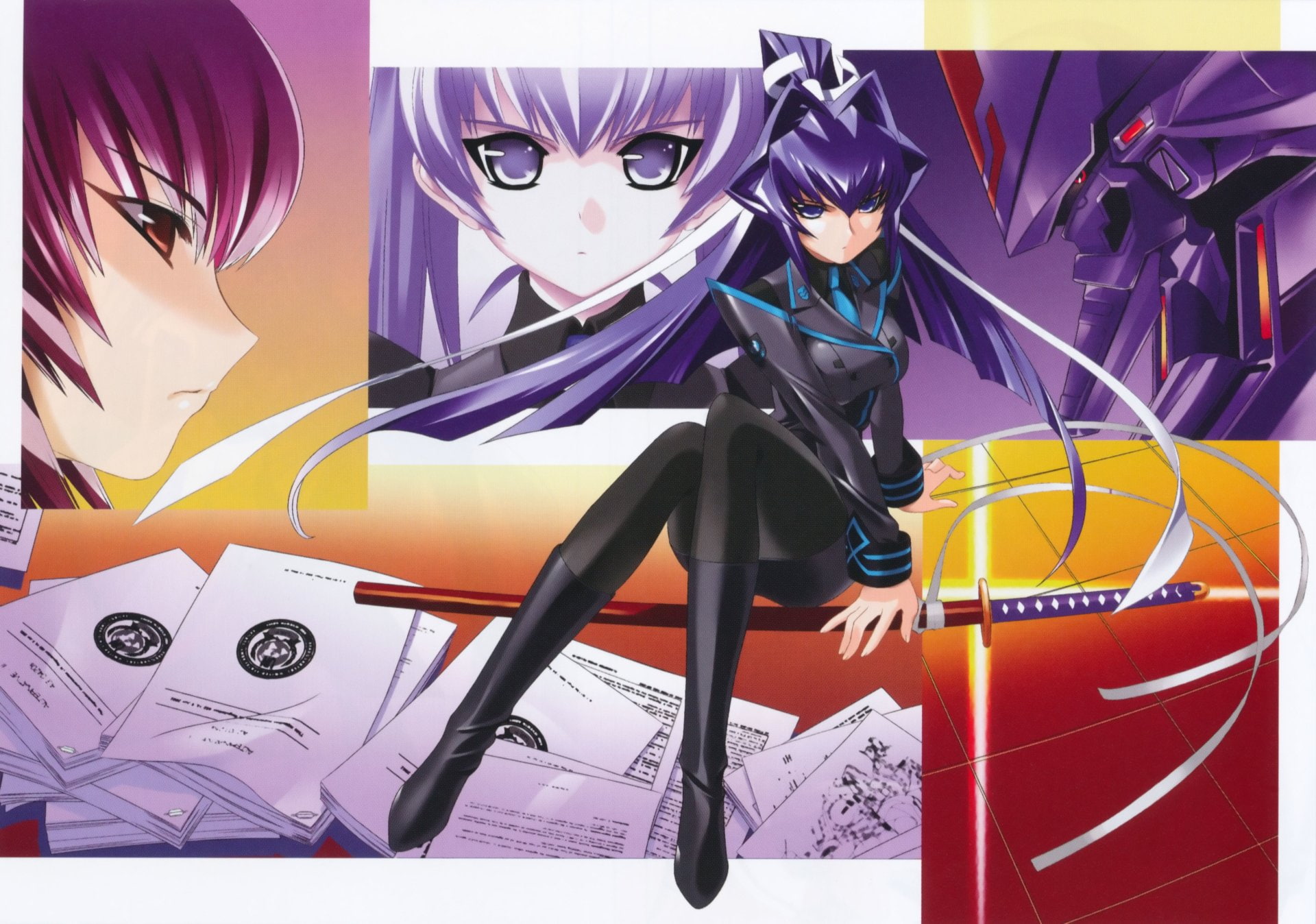 Anime, Kouzuki Yuuko, Yashiro Kasumi, Muv-Luv, 1080P, Mitsurugi Meiya, HD Wallpaper