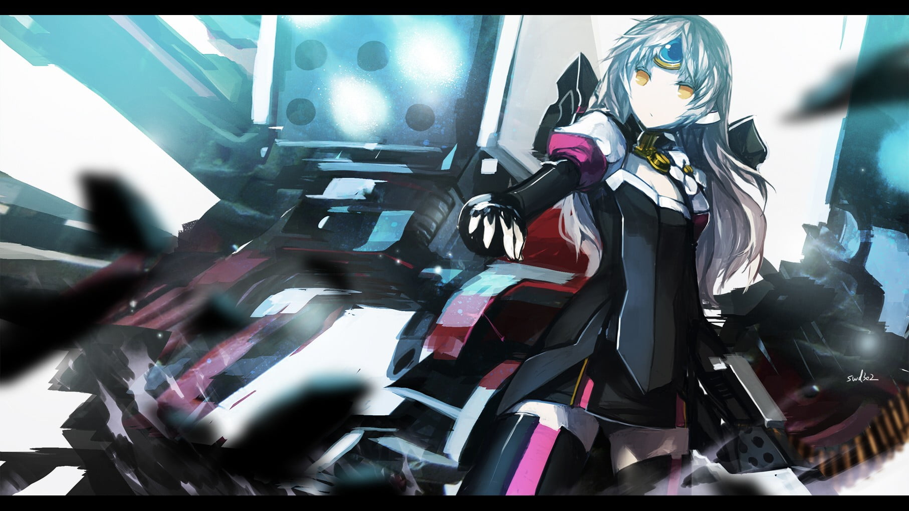 mode of transportation, white hair, creativity, transportation, auto post production filter, architecture, close-up, Eve (Elsword), 720P, day, Elsword, HD Wallpaper