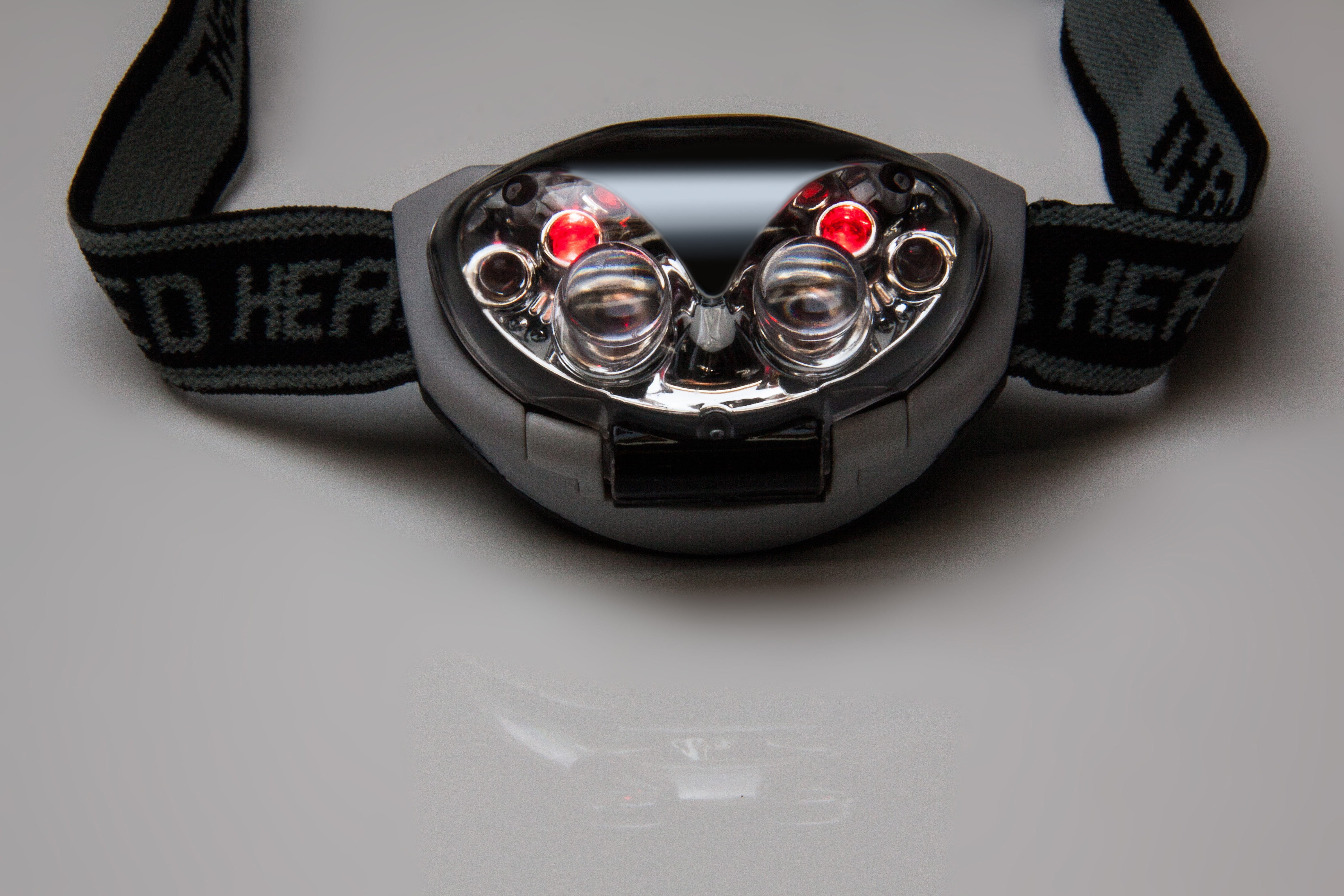 4K, white, black, obsolete, connection, metal, no people, retro styled, illuminated, security, mains independent, head lamp, leisure area, rubber band, HD Wallpaper