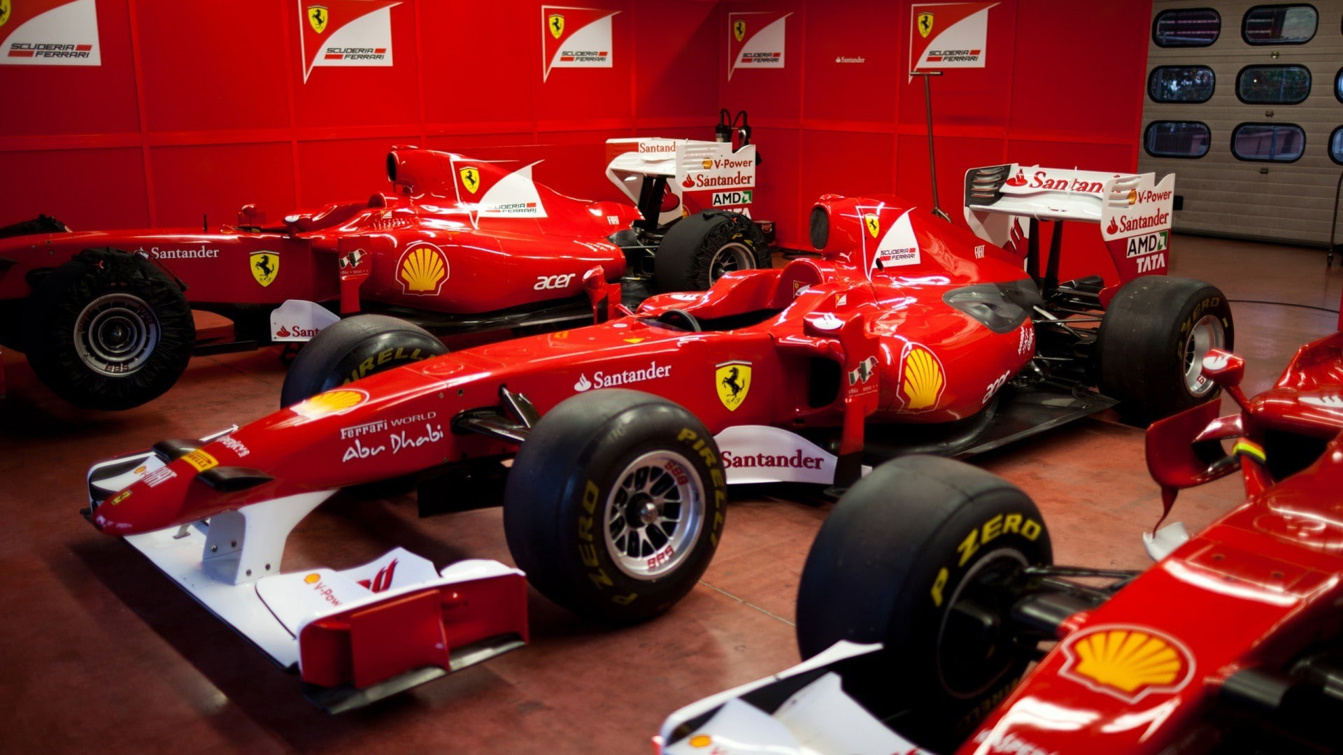Ferrari, f, yellow, racing, red, 1080P, motor racing, Formula 1 paddock, F1, HD Wallpaper