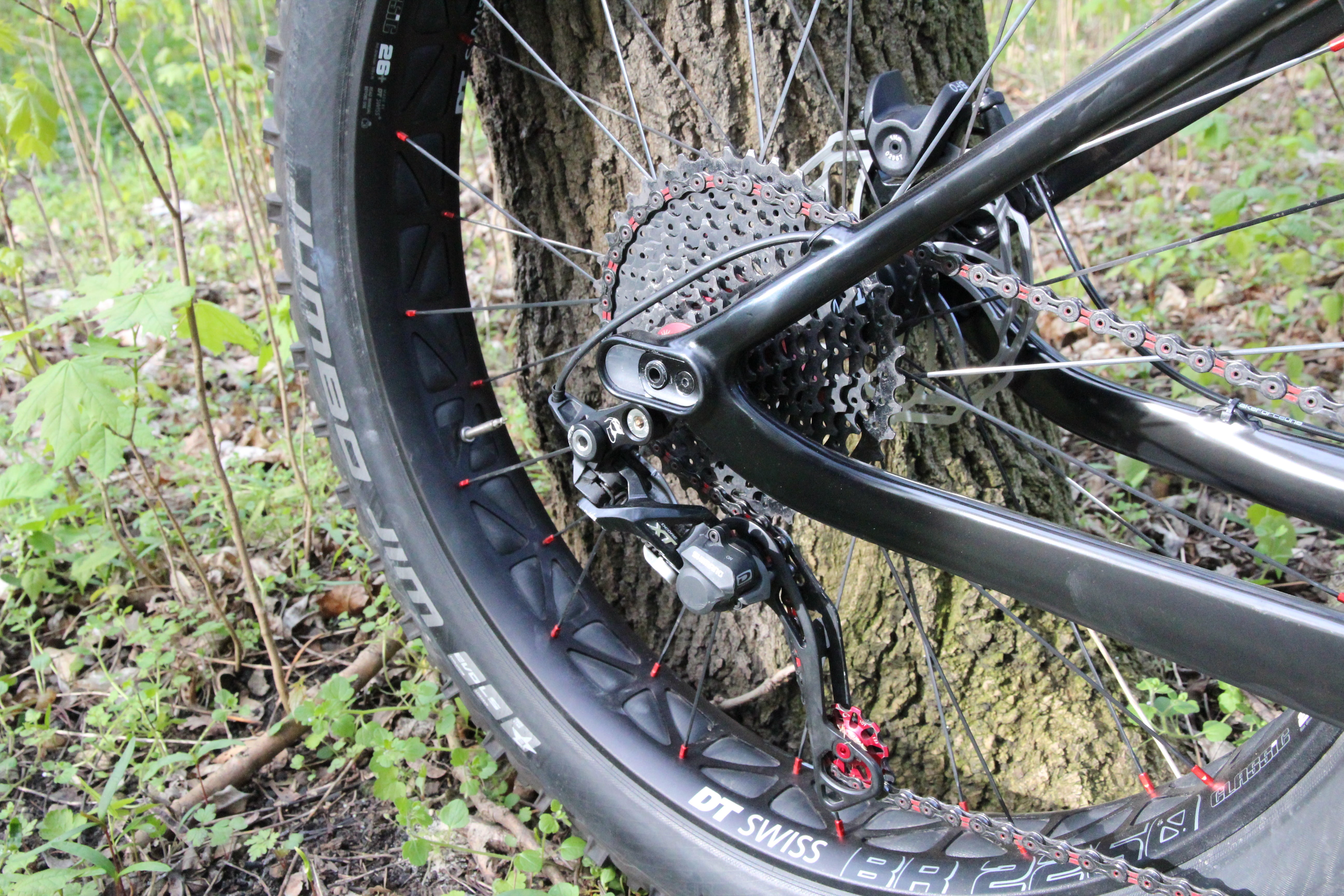 nature, outdoors, day, mountain bike, circuit, close-up, travel, land, wheel, land vehicle, rear, spoke, high angle view, 5K, no people, plant, cycling, HD Wallpaper