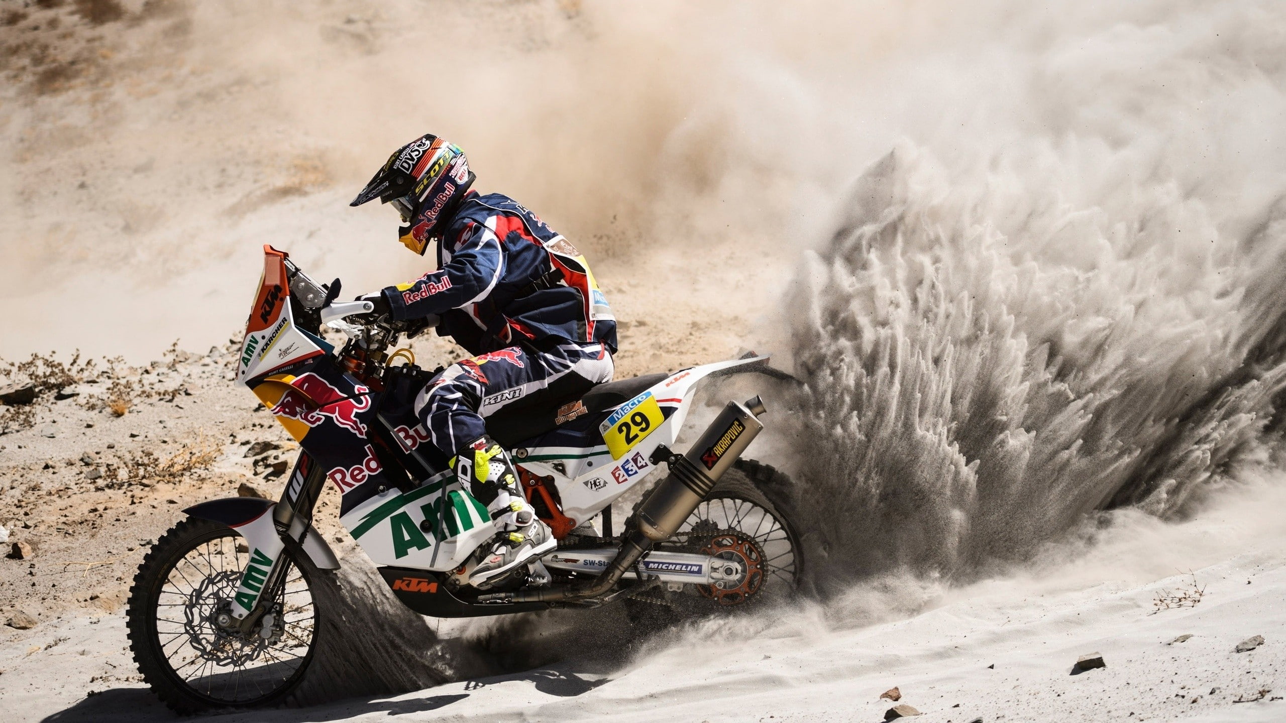 motorcycle, Paris Dakar, 2K, KTM, Dakar, Red Bull, HD Wallpaper
