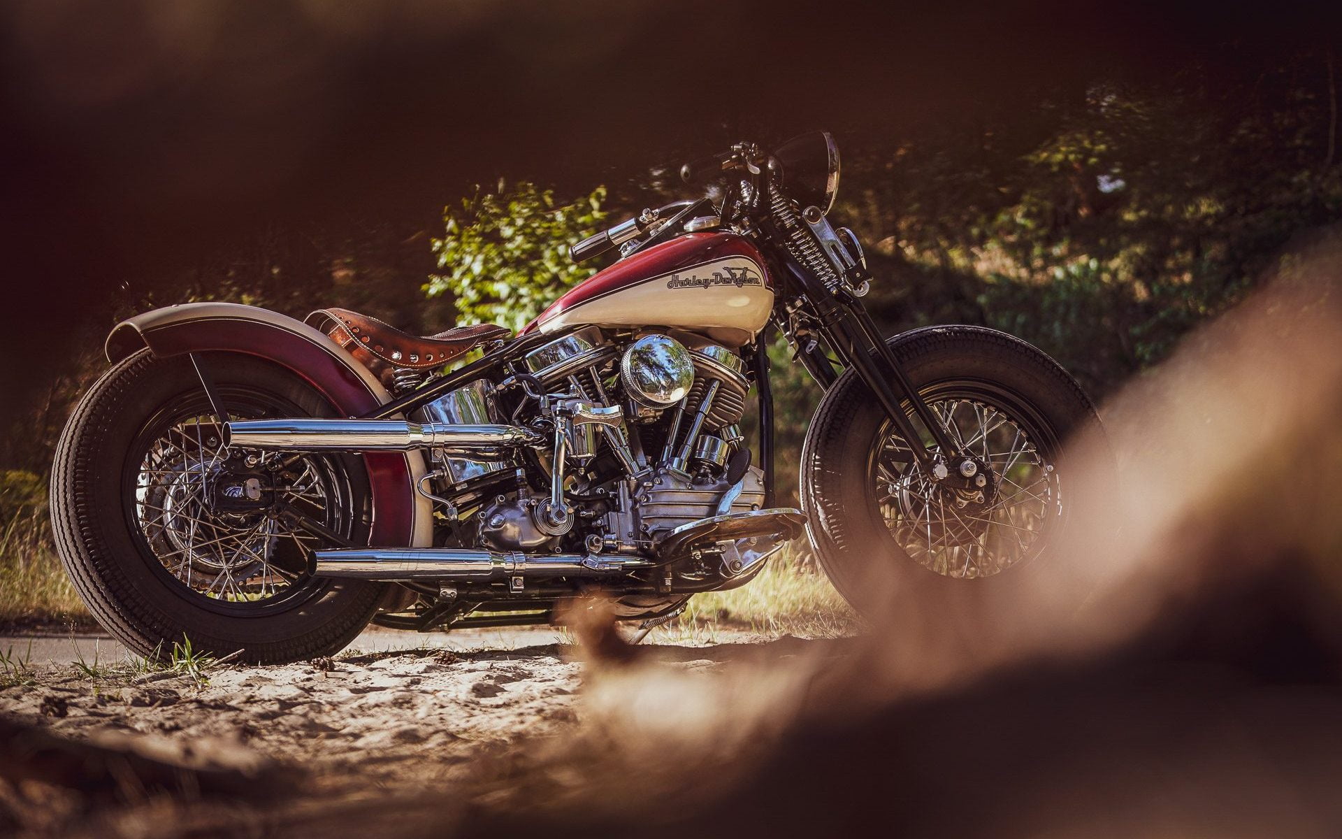 Custom, Thunderbike, Motorcycle, Bobber, By Thunderbike, Uncle Pan, 1080P, HD Wallpaper