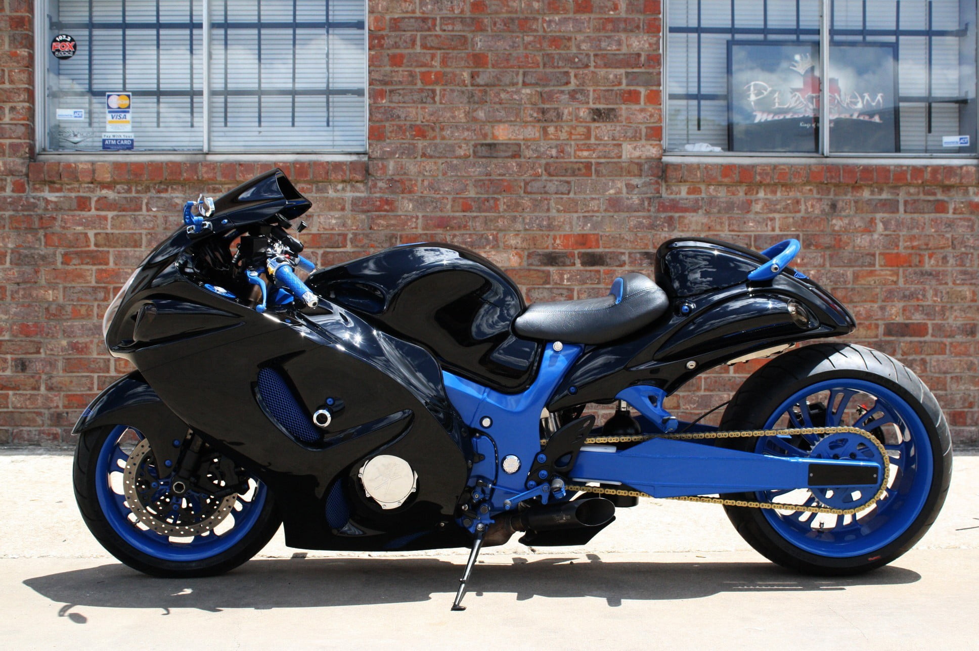 transportation, sportbike, brick wall, urban Scene, engine, brick, scooter, shadow, stylish, stationary, bike, mode of transportation, 1080P, motorcycle, HD Wallpaper