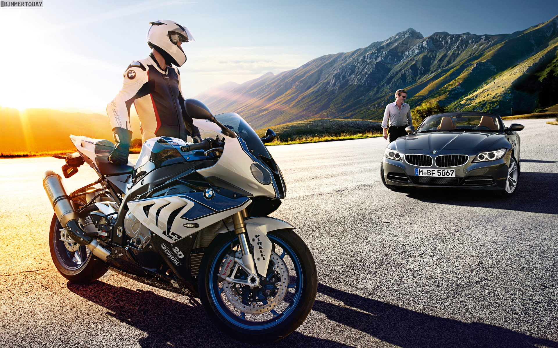 sportbike, series, sunlight, s1000r, bmw, 1080P, sr, 6, mountains, bikes, hd, HD Wallpaper