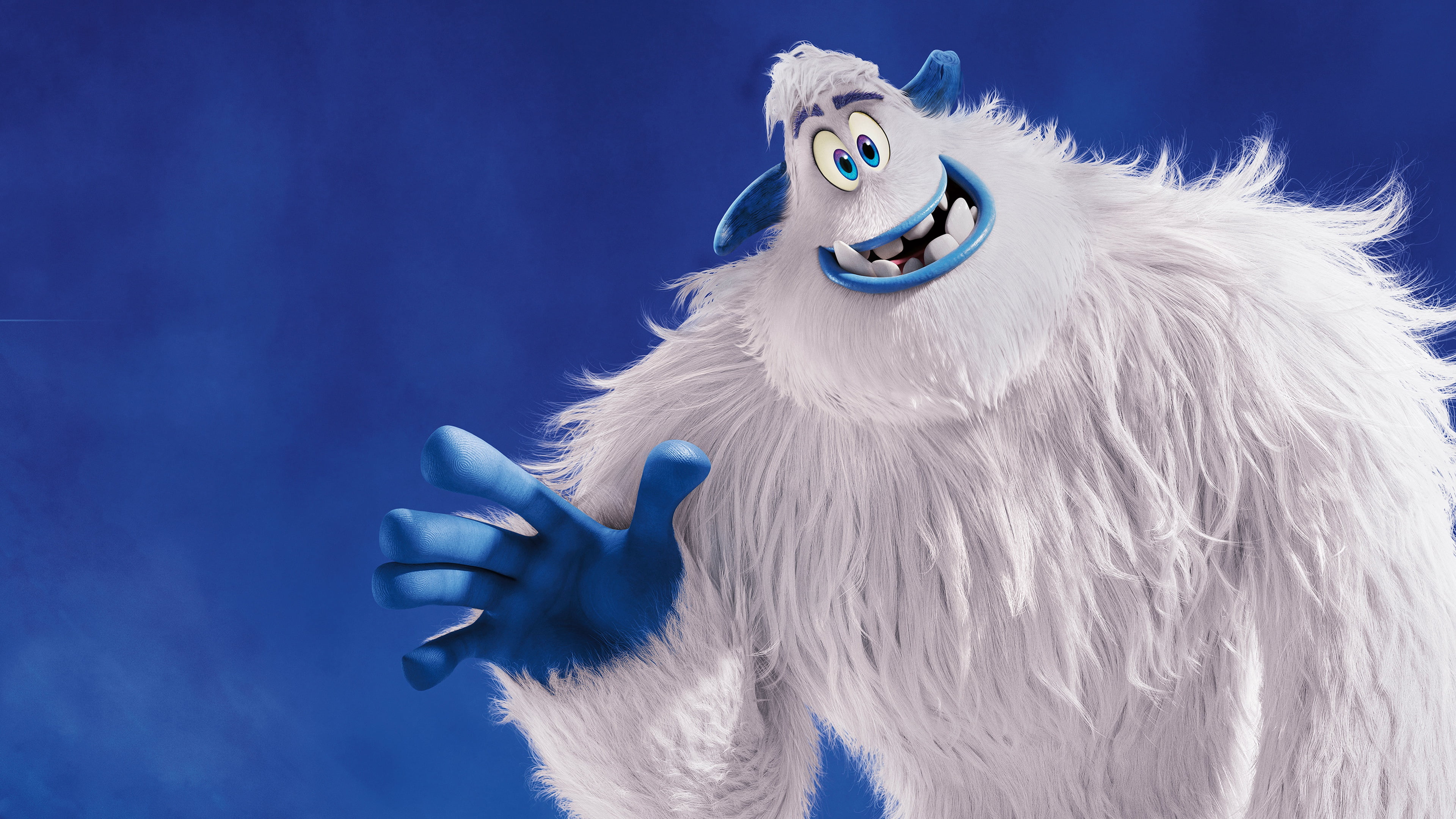 Migo, yeti, Smallfoot, digital art, 4K, film, cartoon, creature, movie, artwork, HD Wallpaper