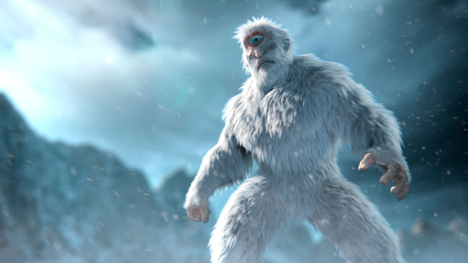 Nieve, Fantasia, yeti, 1080P, HD Wallpaper
