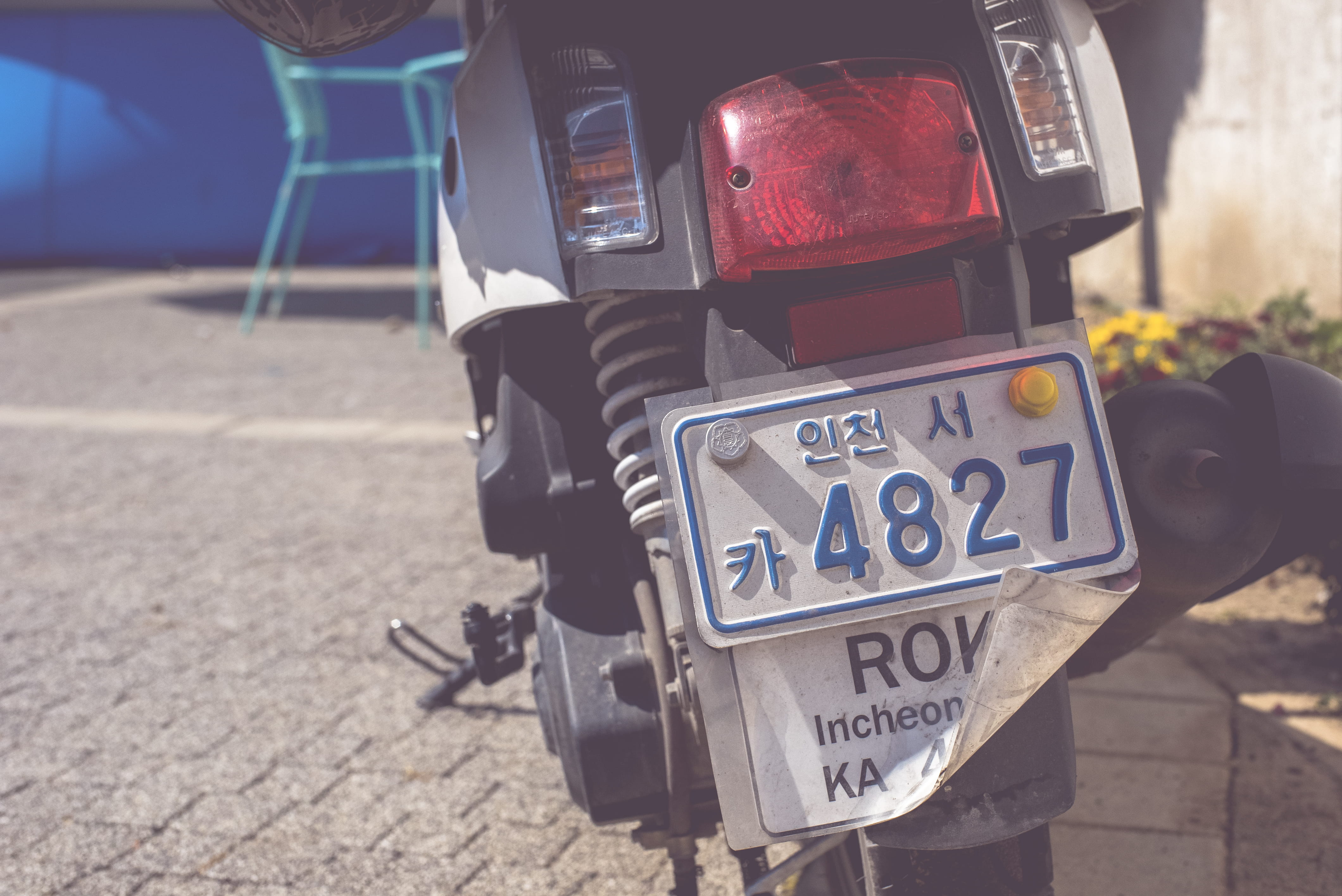 no people, fair and square hostel, travel, high angle view, sunlight, number, motorcyle, day, road, western script, transportation, serbia, outdoors, korean, HD Wallpaper